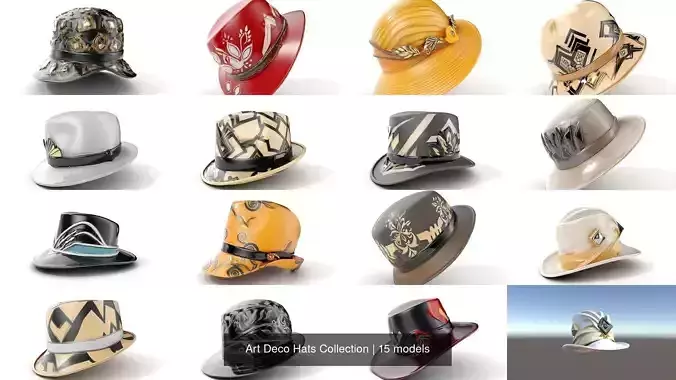 Art Deco Hats Collection 