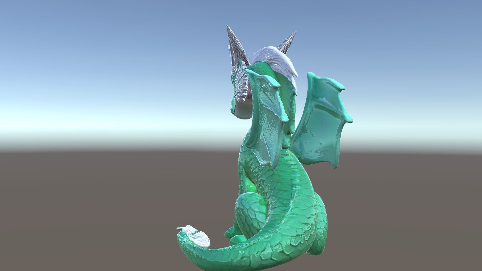 Fantasy Dragon Unicorn Model Pack Low-poly 3D model_33