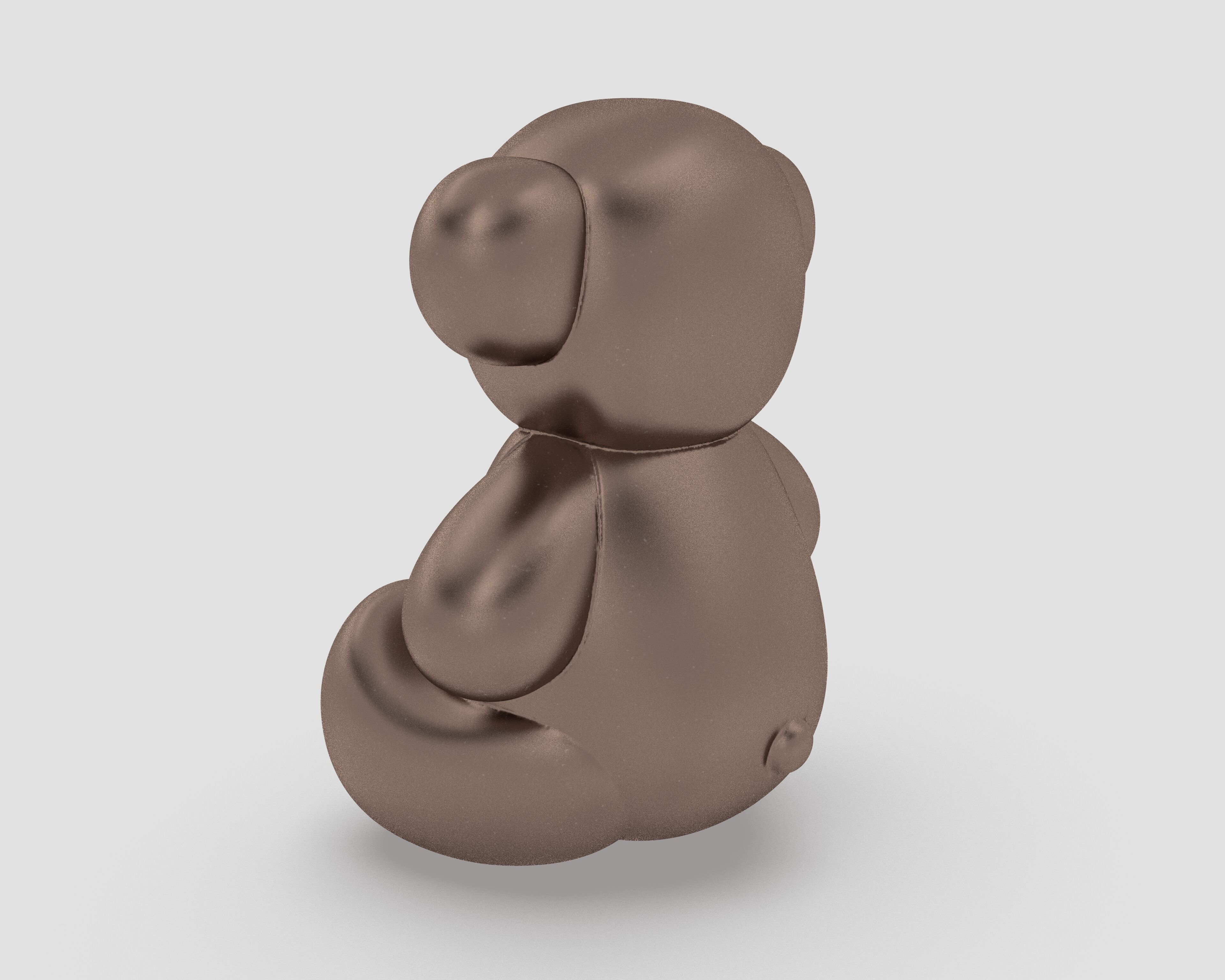 Bear OBJ 3D print model_1