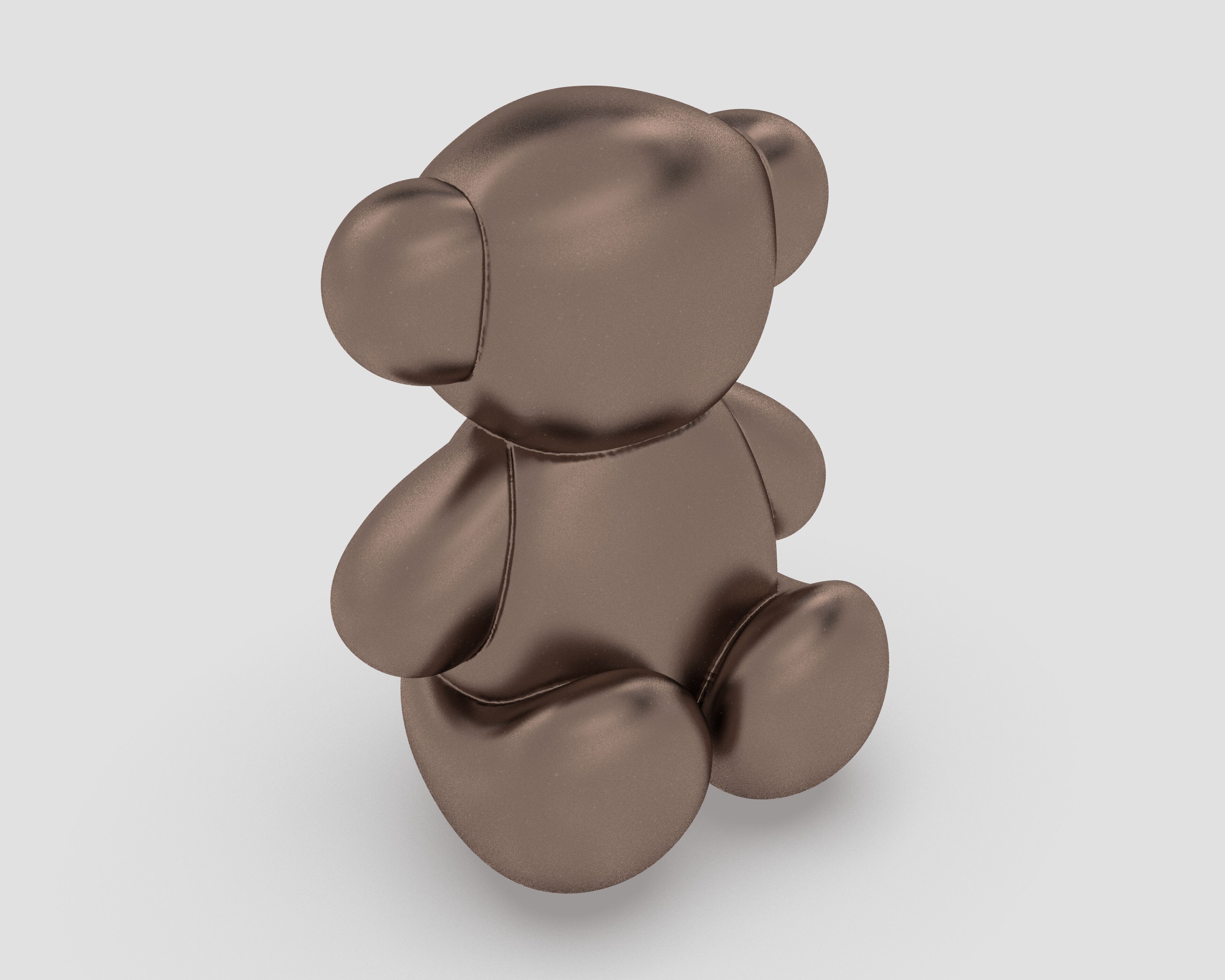 Bear OBJ 3D print model_2