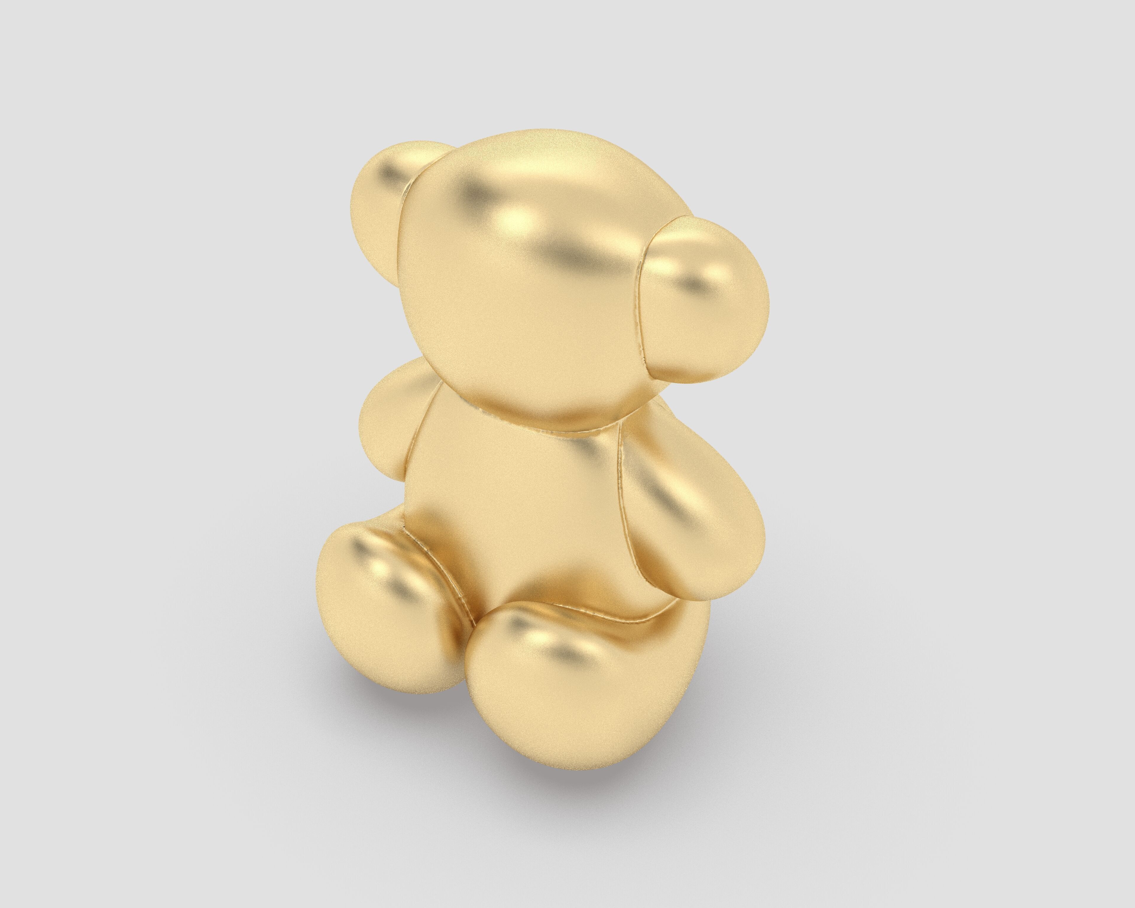 Bear OBJ 3D print model_5