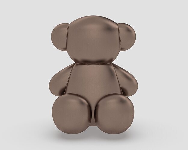 Bear OBJ 3D print model
