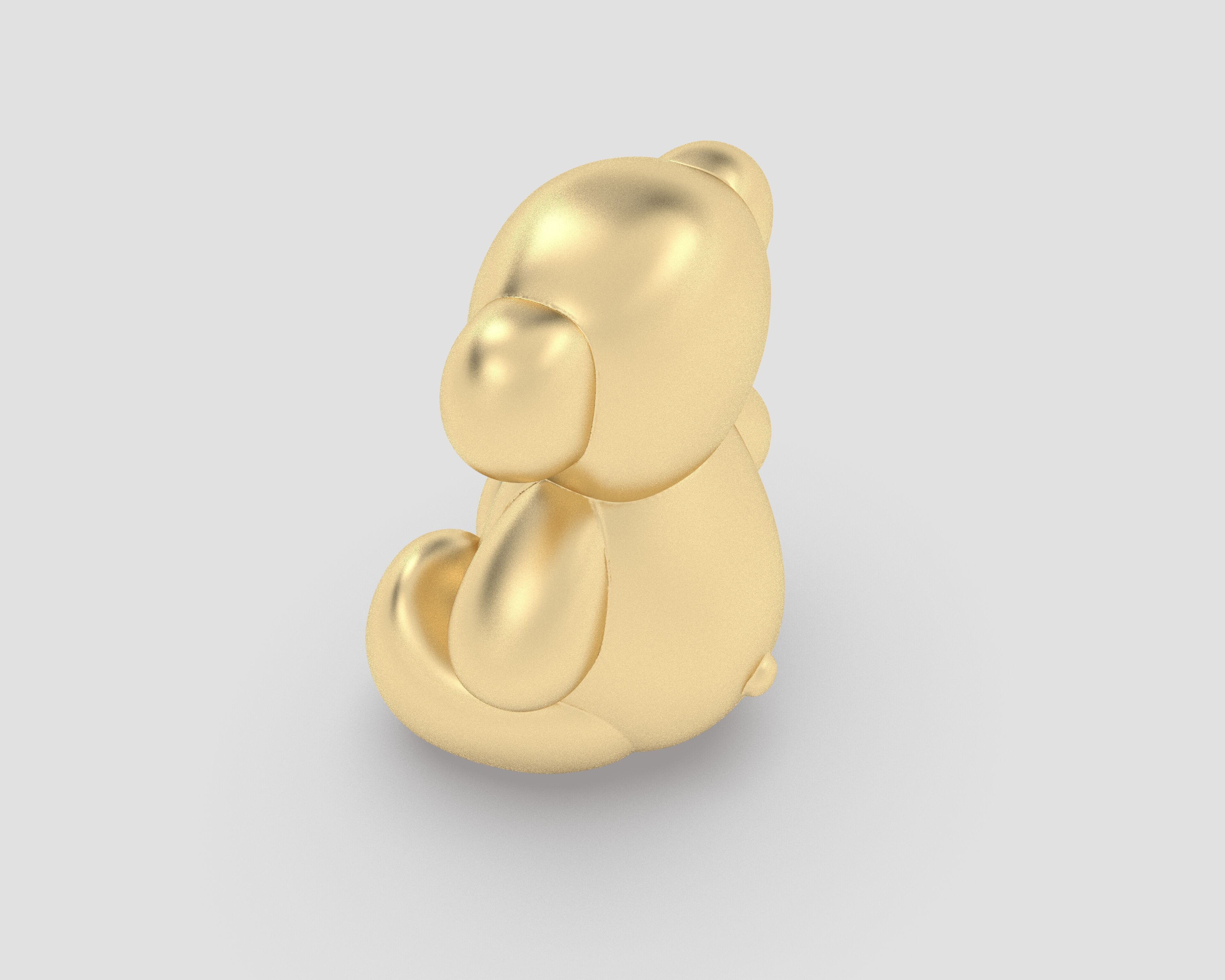 Bear OBJ 3D print model_6