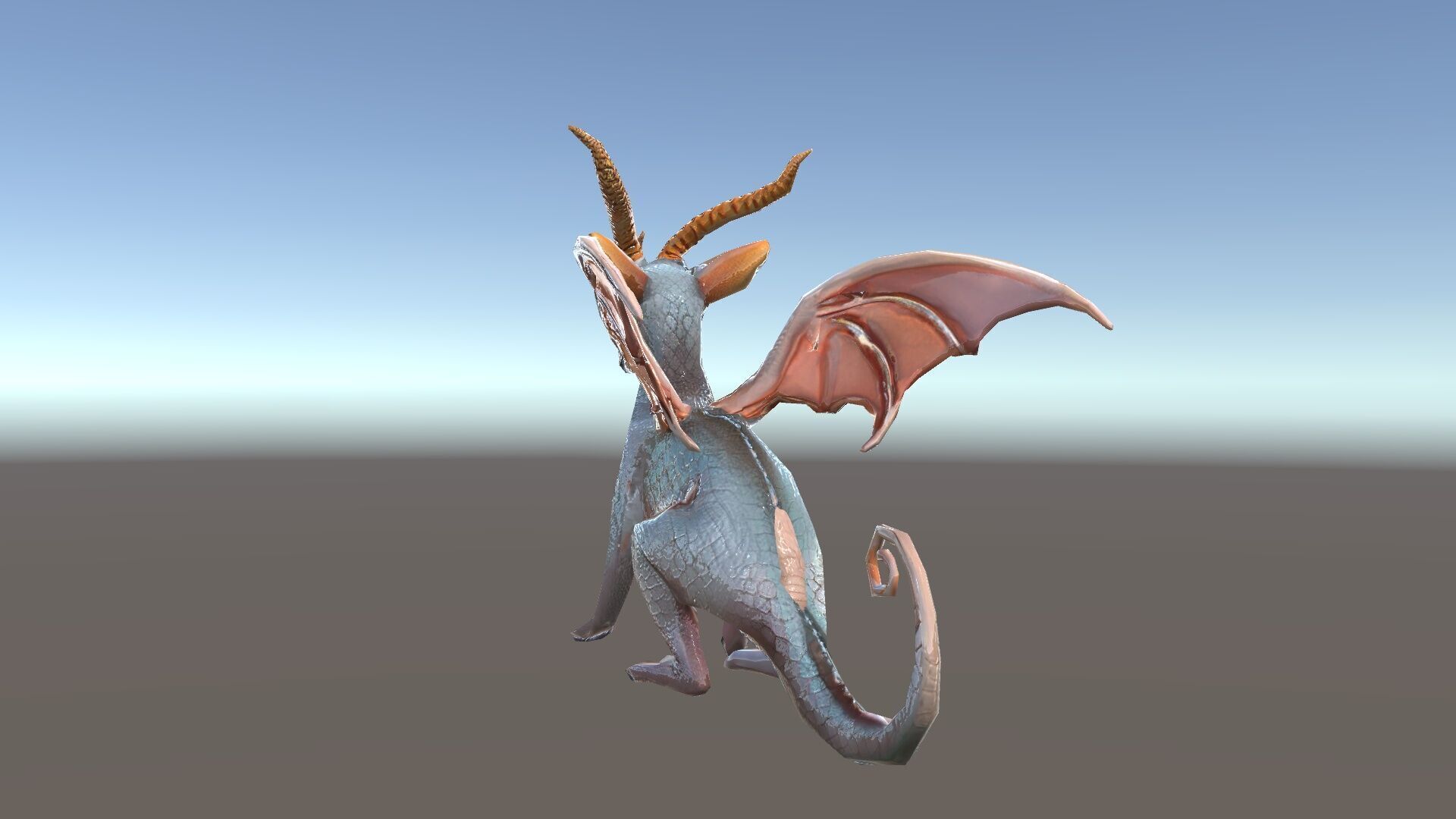 Dragon Creature Model Pack with PBR Textures Low-poly 3D model_34