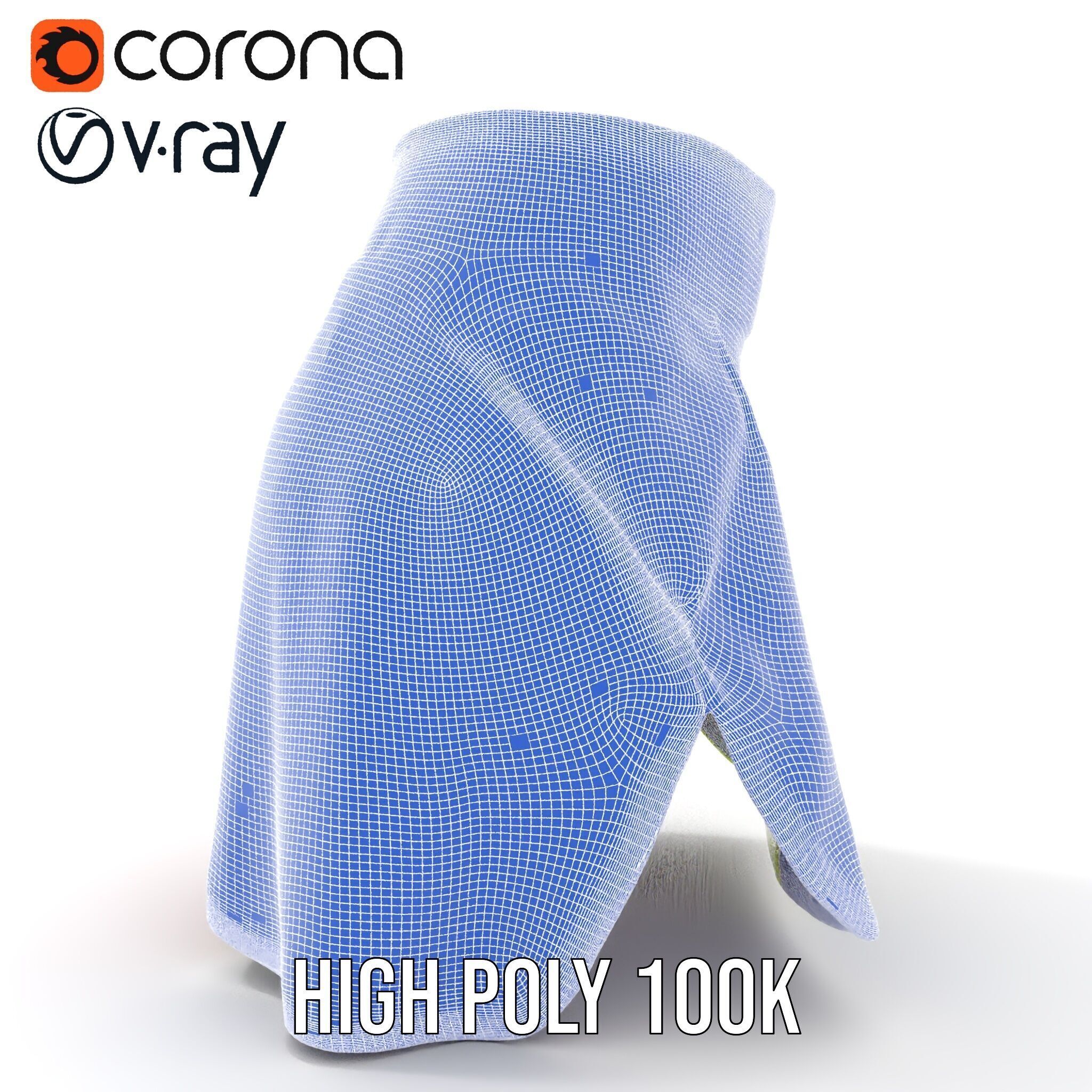 Colorful Athletic Skirt D model pack Low-poly 3D model_30