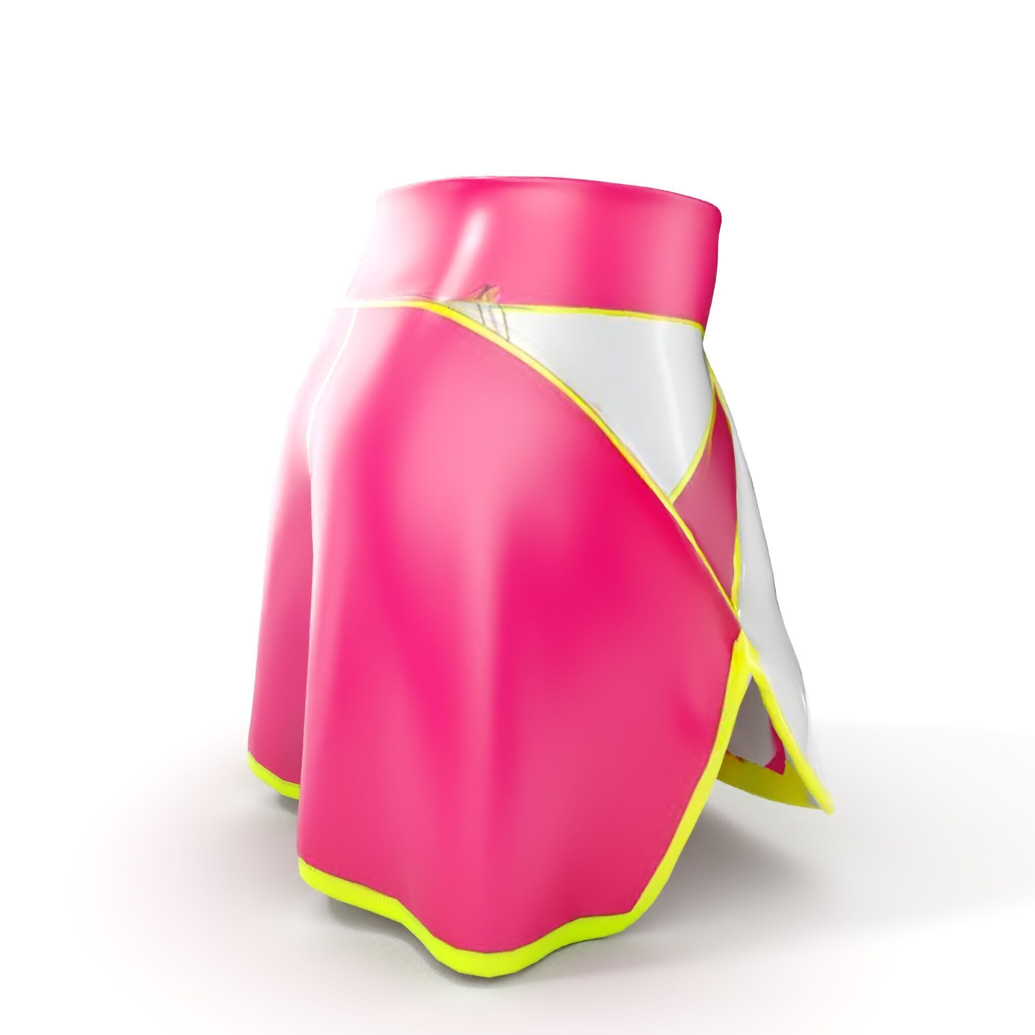 Colorful Athletic Skirt D model pack Low-poly 3D model_25