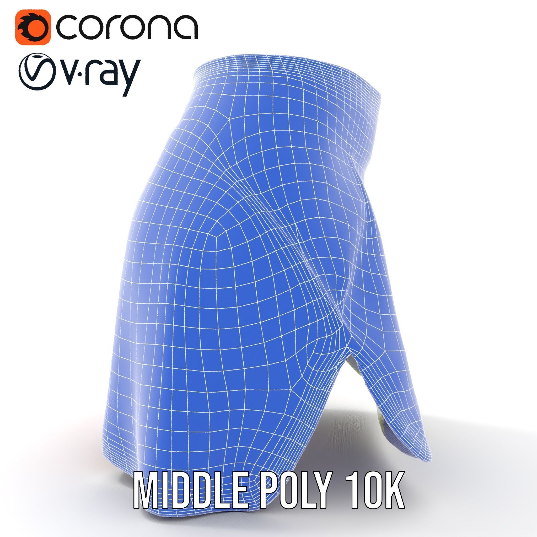 Colorful Athletic Skirt D model pack Low-poly 3D model_23