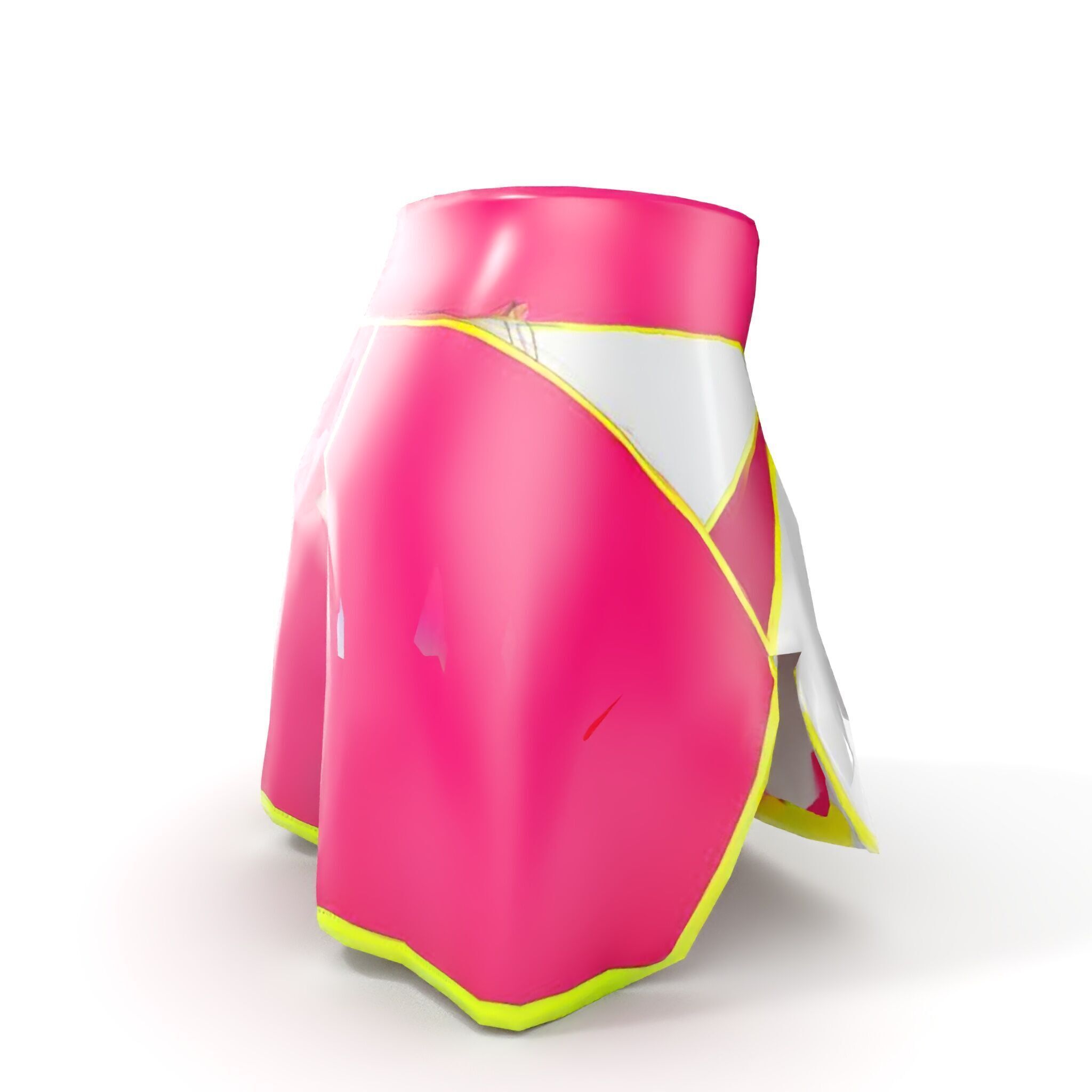 Colorful Athletic Skirt D model pack Low-poly 3D model_16