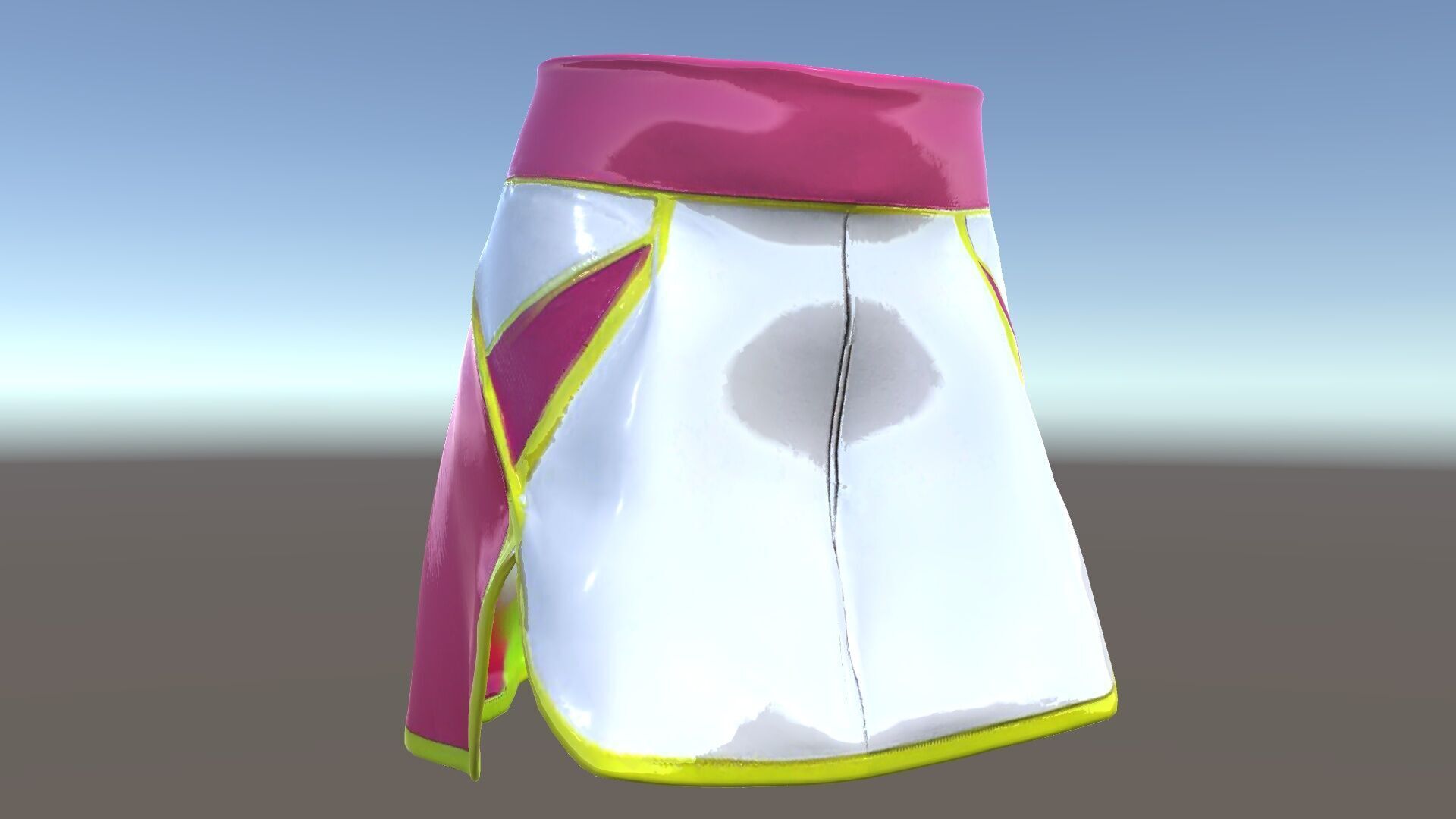 Colorful Athletic Skirt D model pack Low-poly 3D model_34