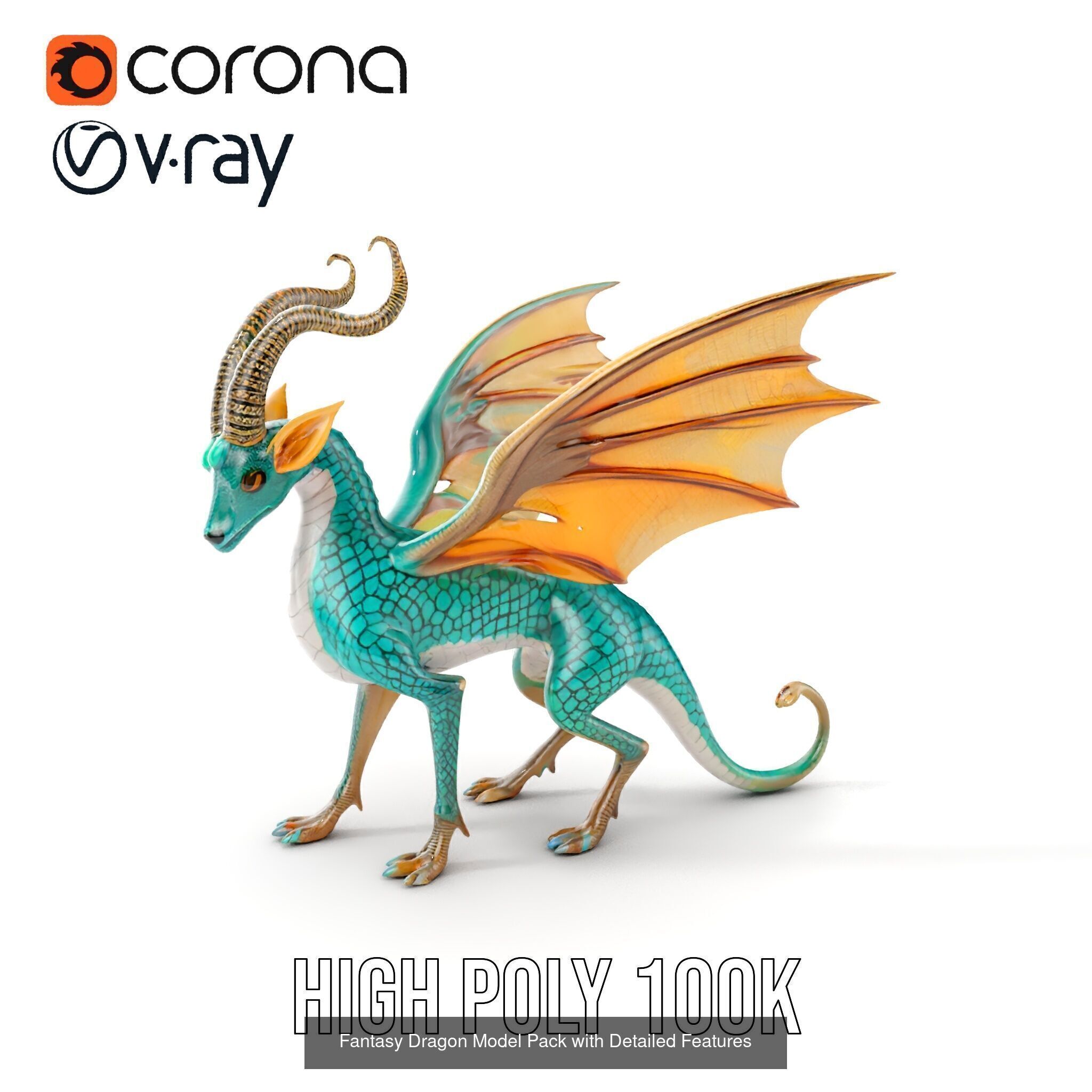 Mystical Creatures Model Pack 3D Model Collection_11