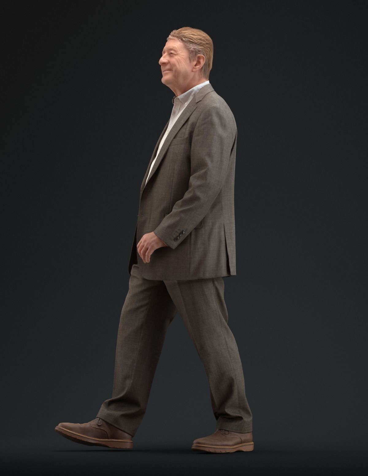 00048PaBsschop011 Man In Suit Walking Pre Posed 3D Model 3D model_9