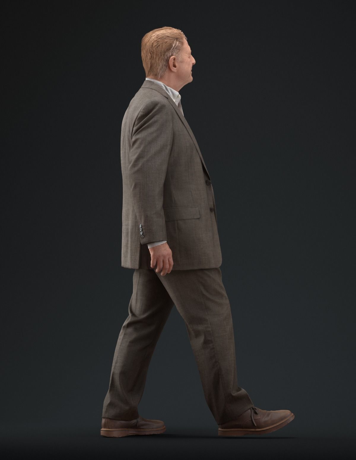 00048PaBsschop011 Man In Suit Walking Pre Posed 3D Model 3D model_5