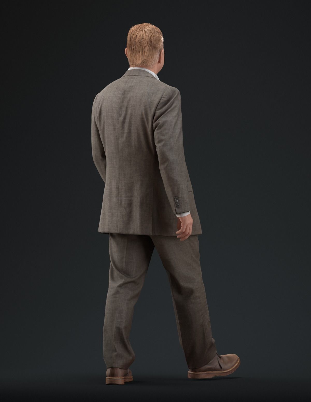 00048PaBsschop011 Man In Suit Walking Pre Posed 3D Model 3D model_4