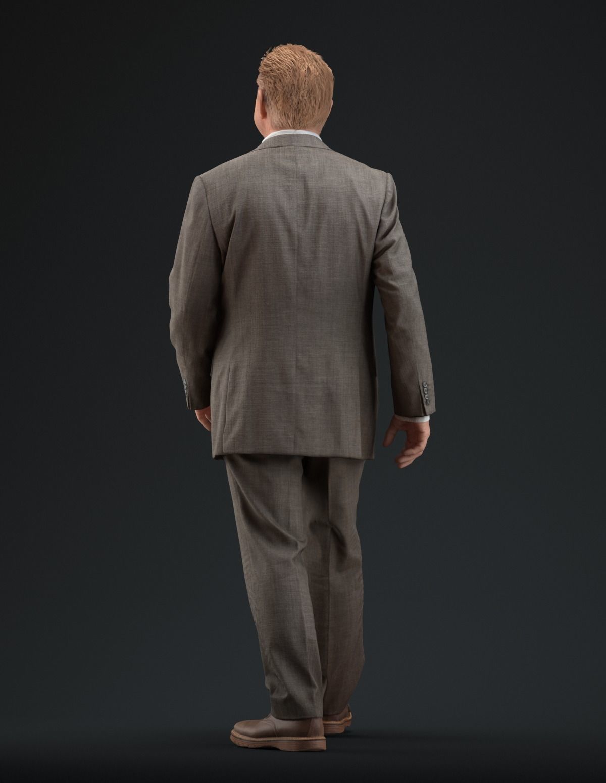 00048PaBsschop011 Man In Suit Walking Pre Posed 3D Model 3D model_3