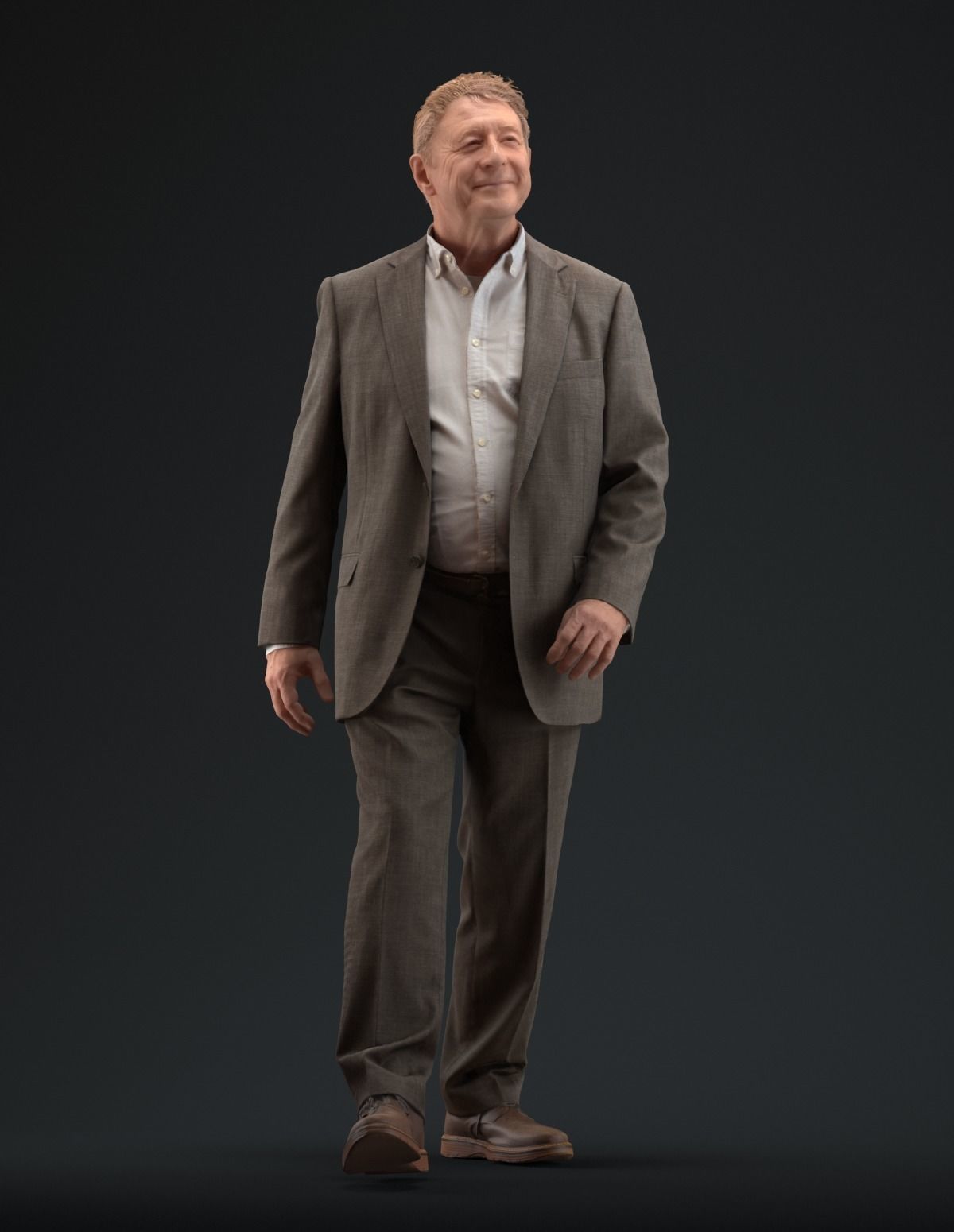 00048PaBsschop011 Man In Suit Walking Pre Posed 3D Model 3D model_10