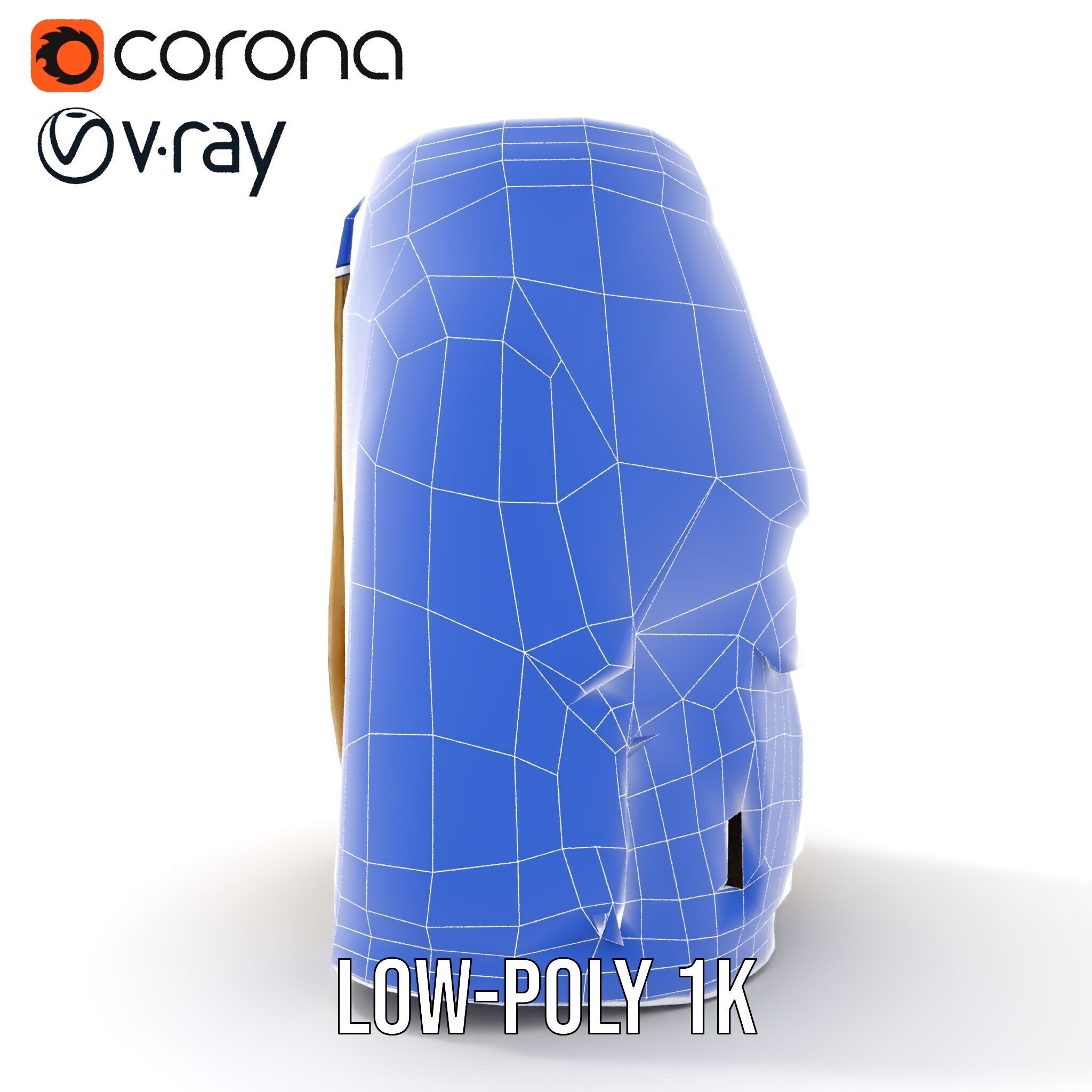 Camouflage Cargo Skirt D Model Pack Low-poly 3D model_27