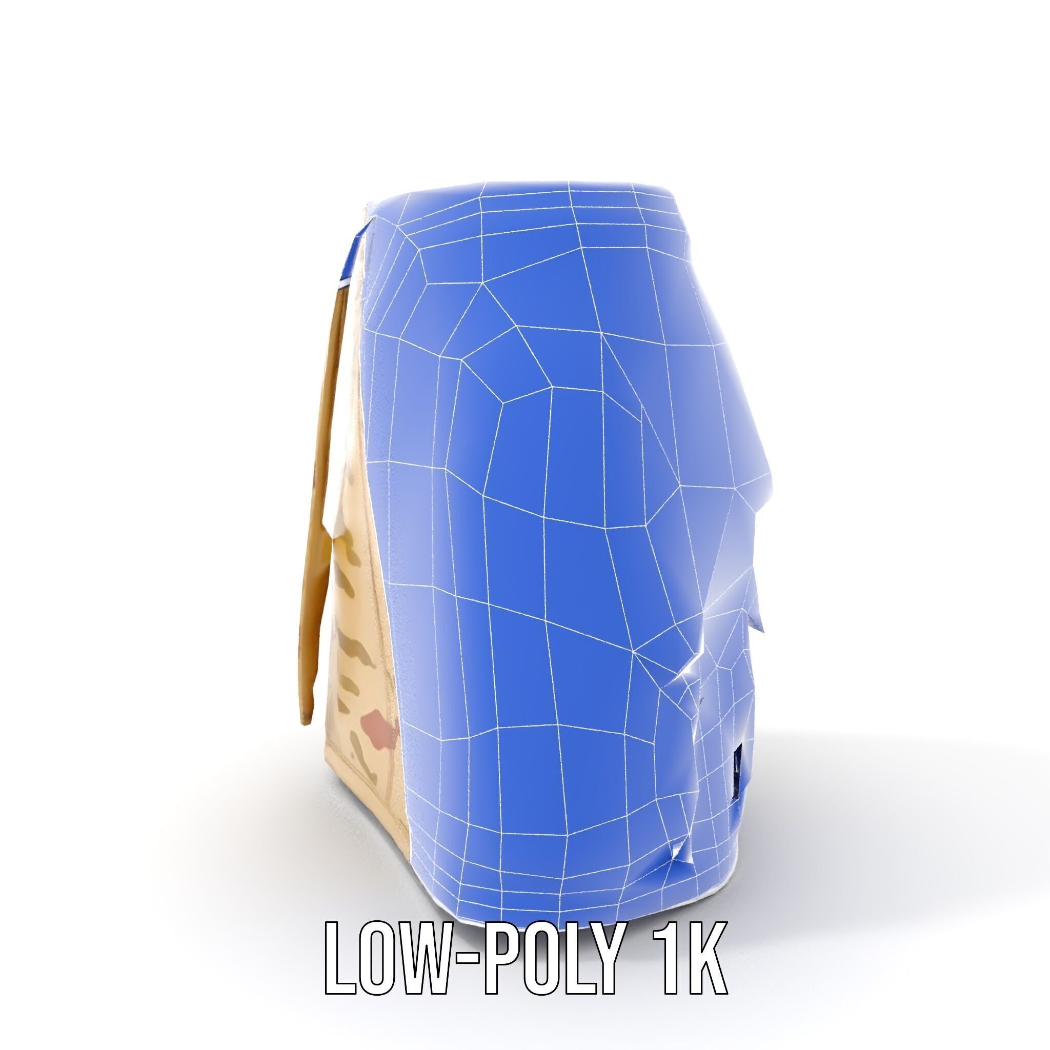 Camouflage Cargo Skirt D Model Pack Low-poly 3D model_30
