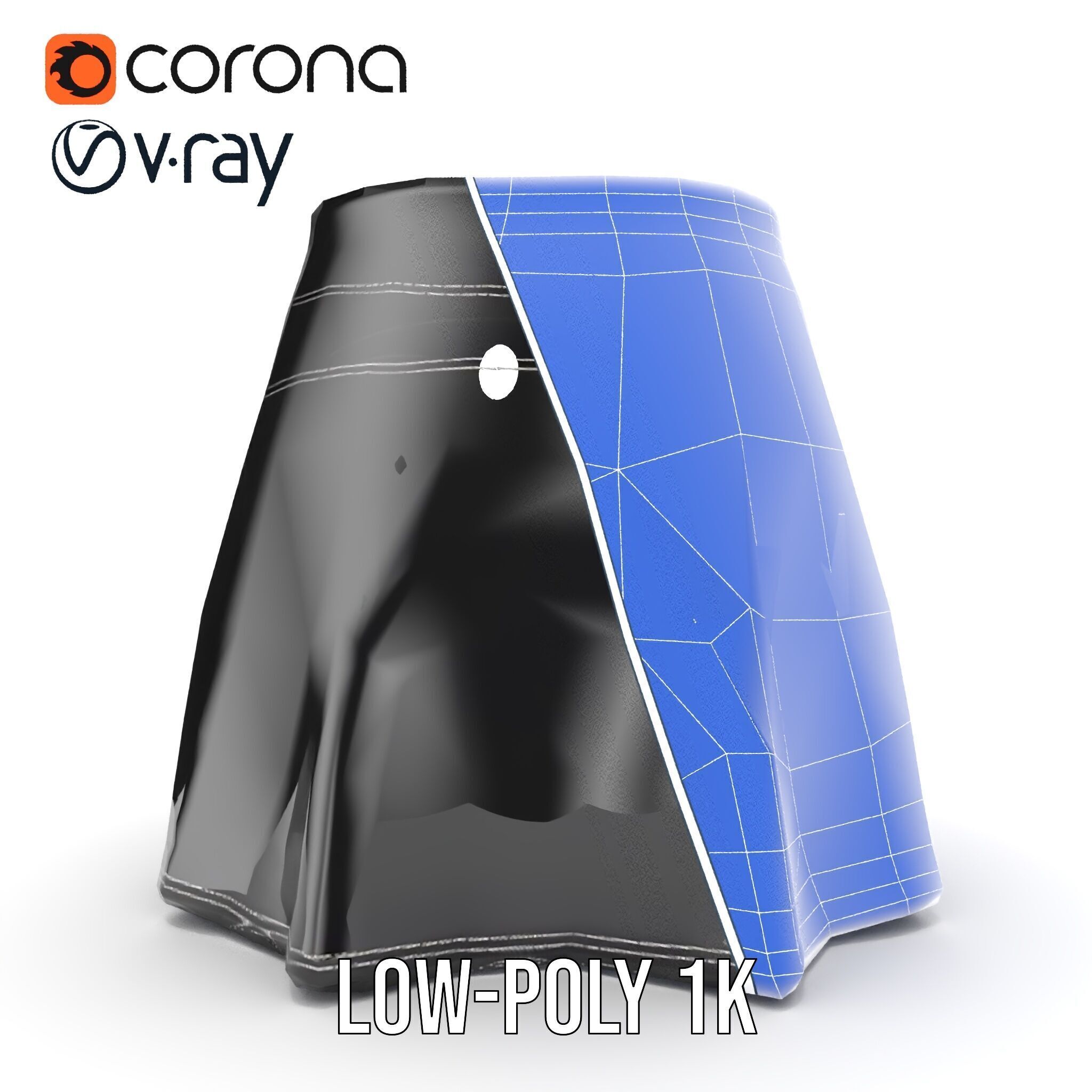 Elegant Skirt model pack for Fashion Visualization Low-poly 3D model_32