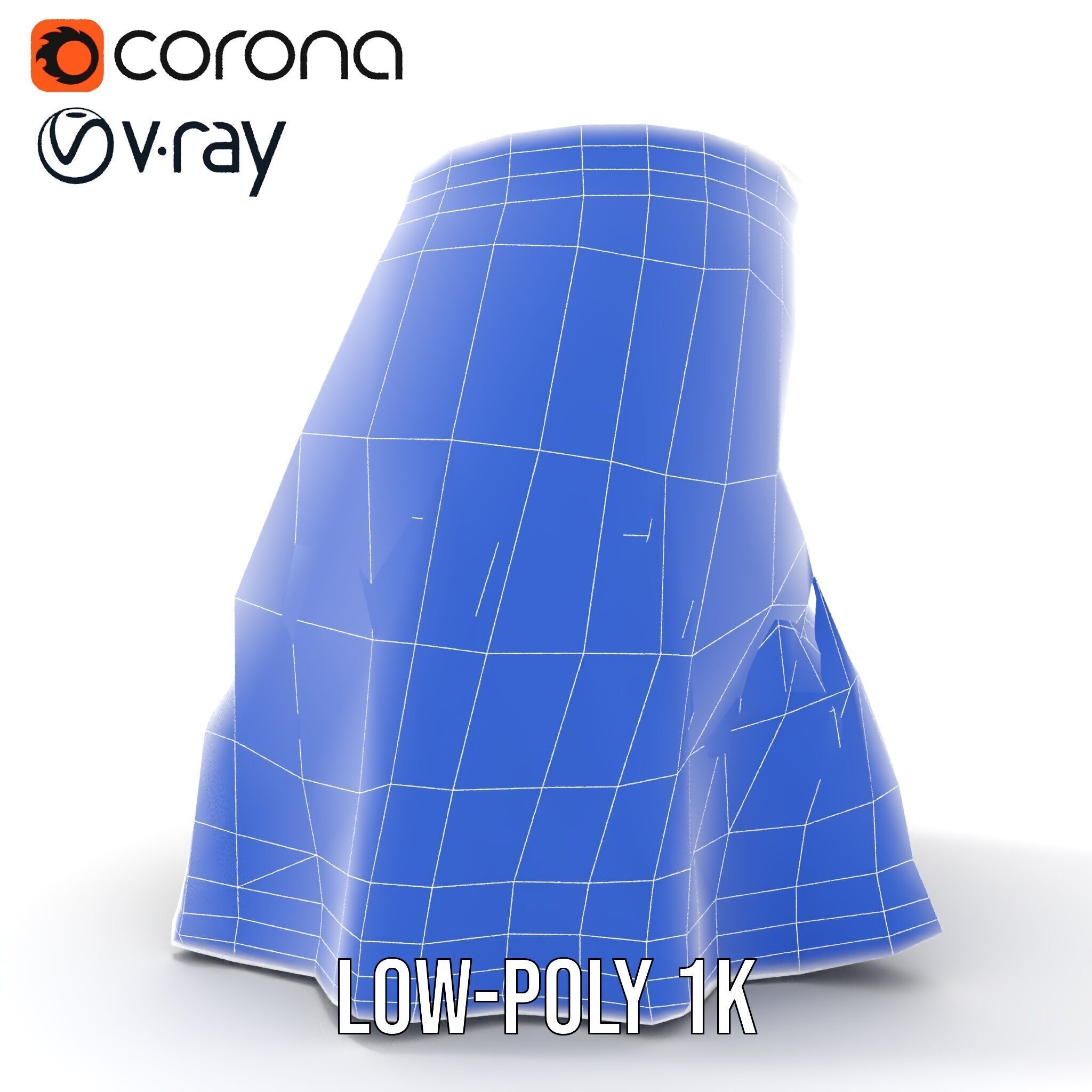 Elegant Skirt model pack for Fashion Visualization Low-poly 3D model_26