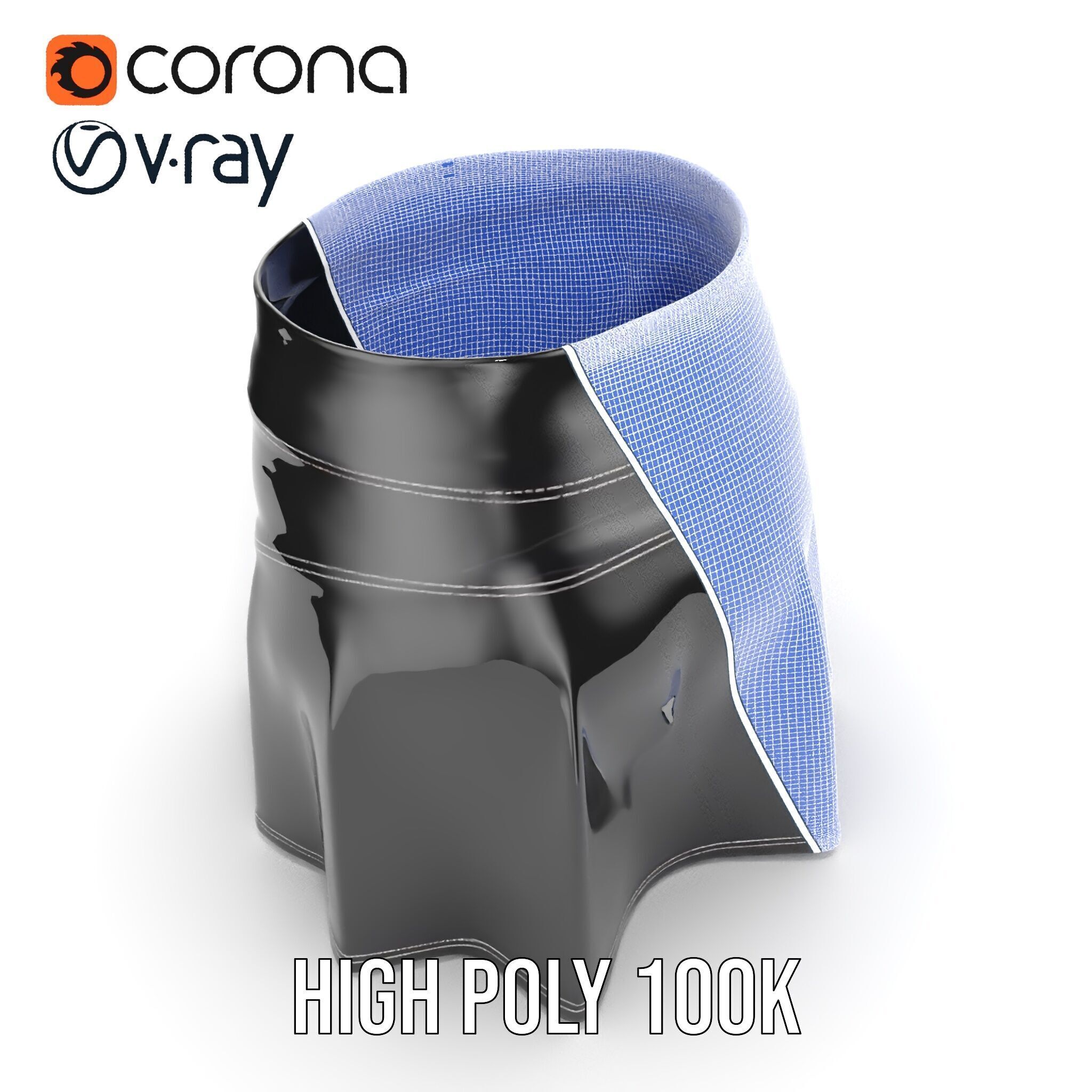 Elegant Skirt model pack for Fashion Visualization Low-poly 3D model_24