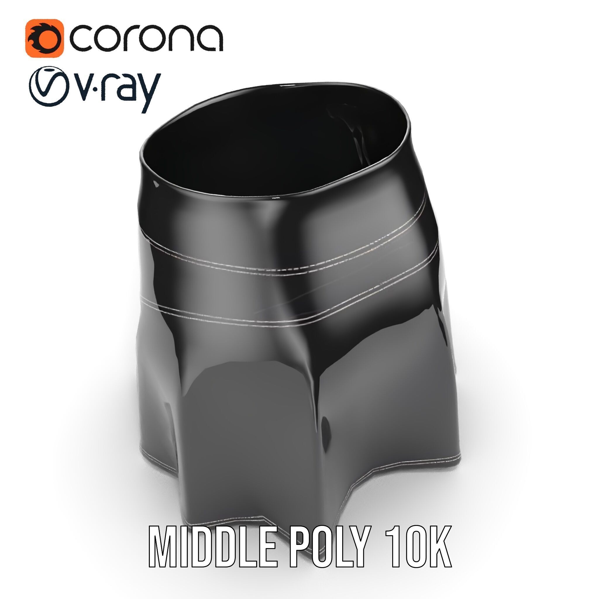 Elegant Skirt model pack for Fashion Visualization Low-poly 3D model_9