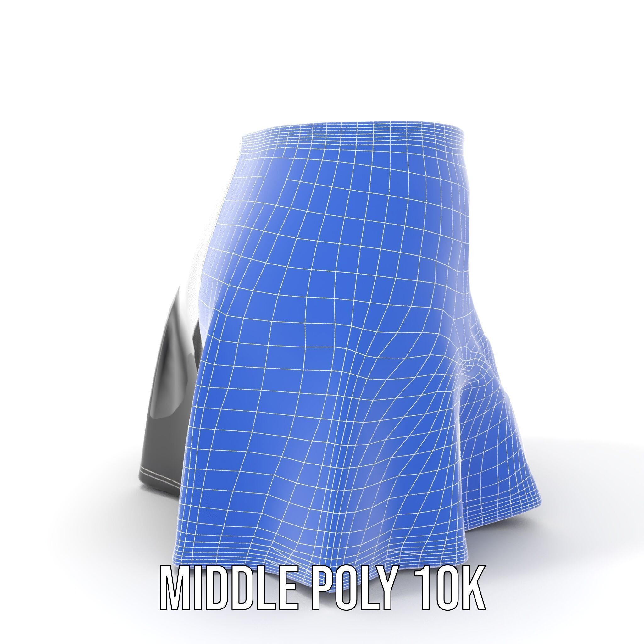 Elegant Skirt model pack for Fashion Visualization Low-poly 3D model_17