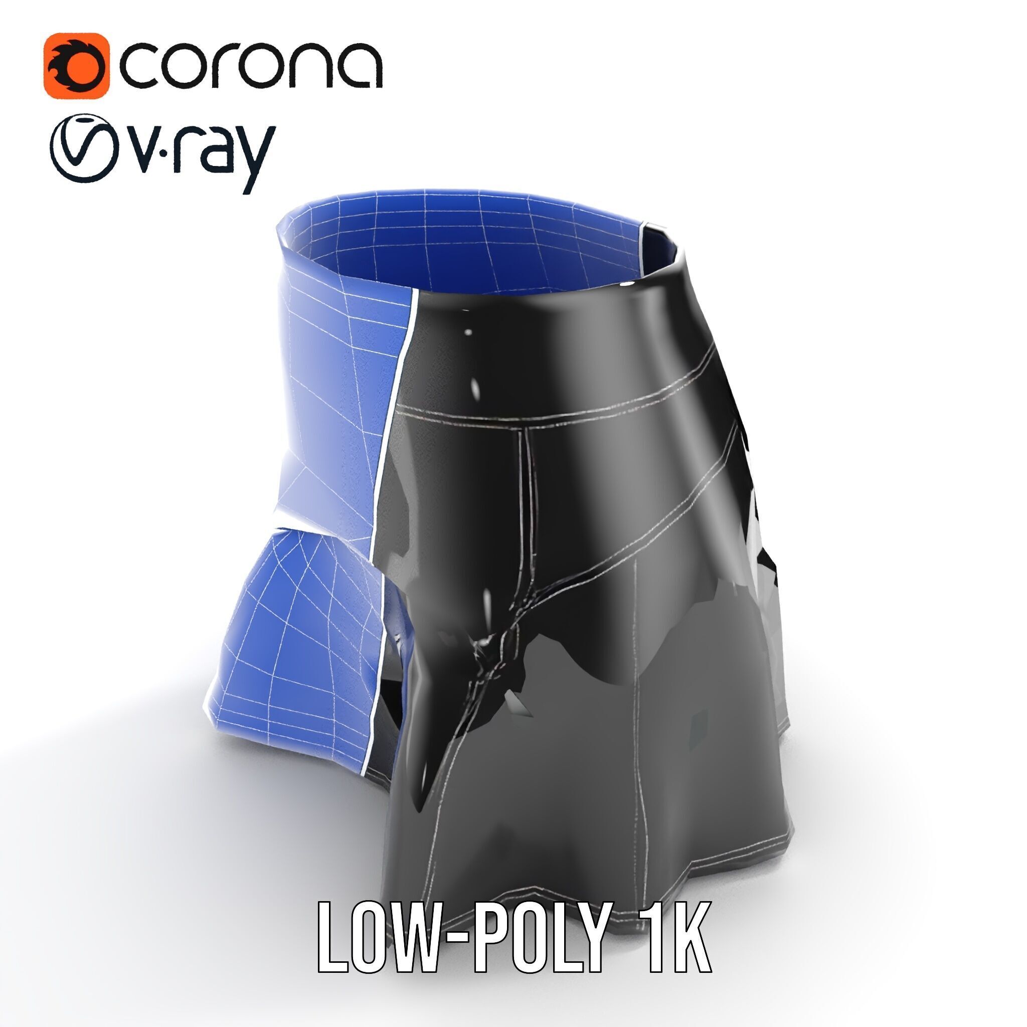 Elegant Skirt model pack for Fashion Visualization Low-poly 3D model_29