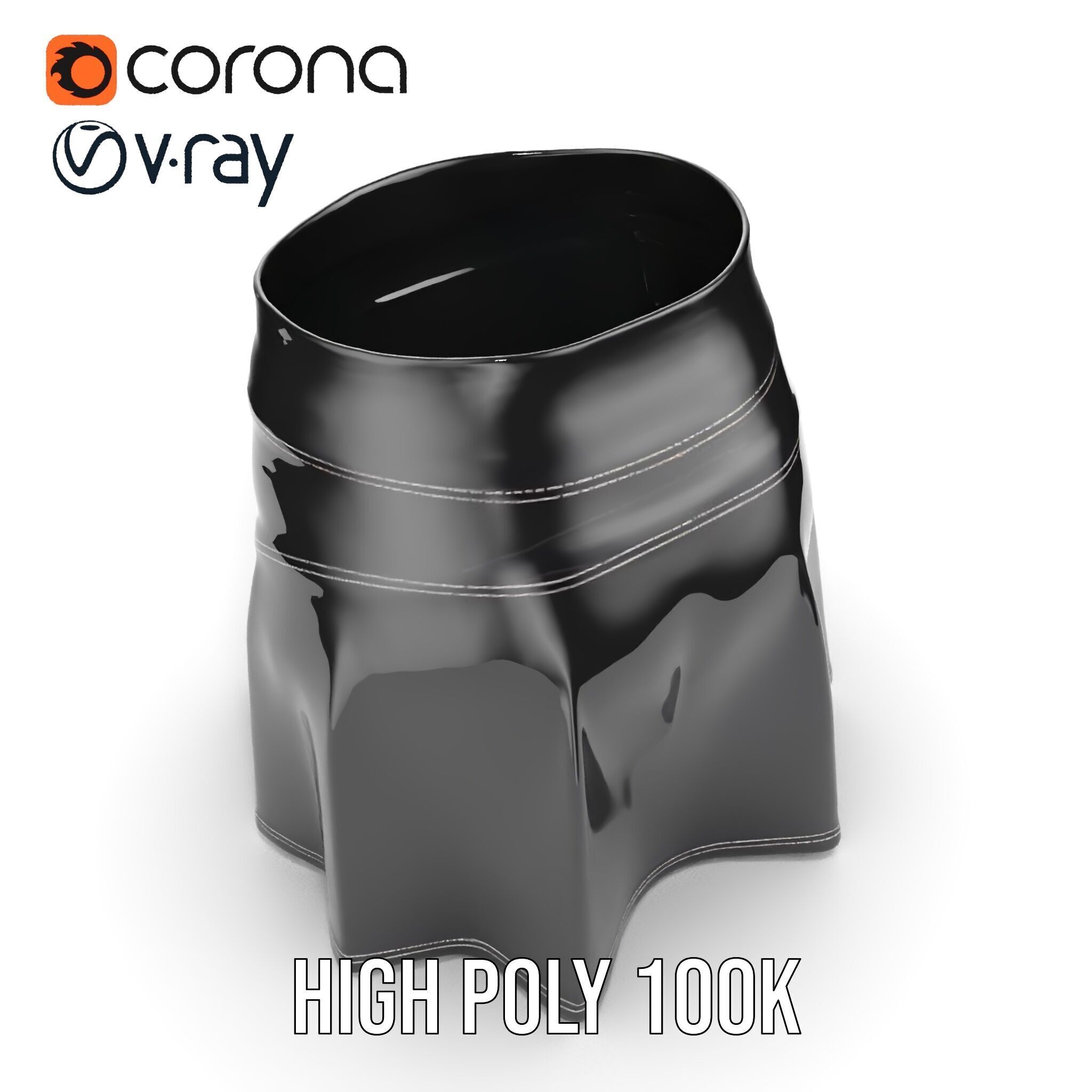 Elegant Skirt model pack for Fashion Visualization Low-poly 3D model_27