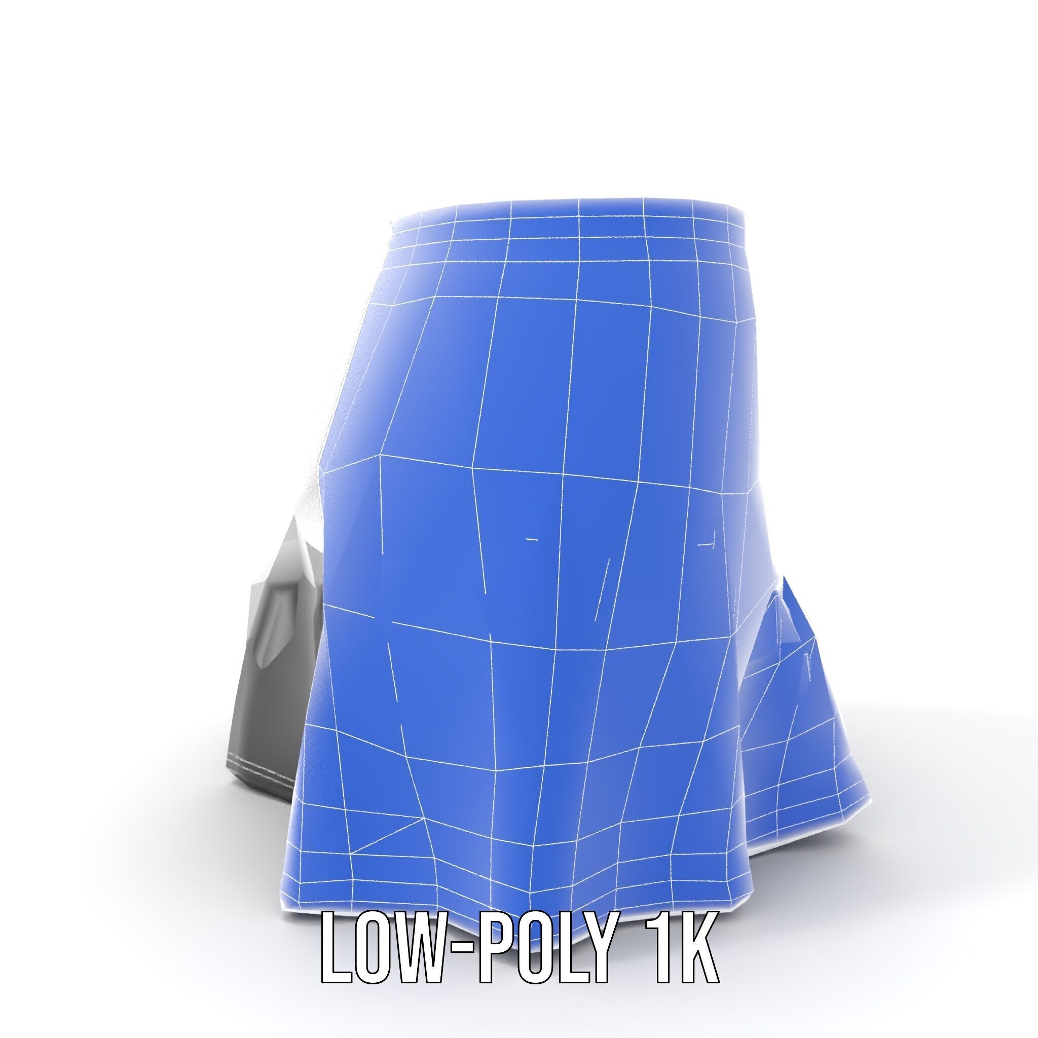 Elegant Skirt model pack for Fashion Visualization Low-poly 3D model_18