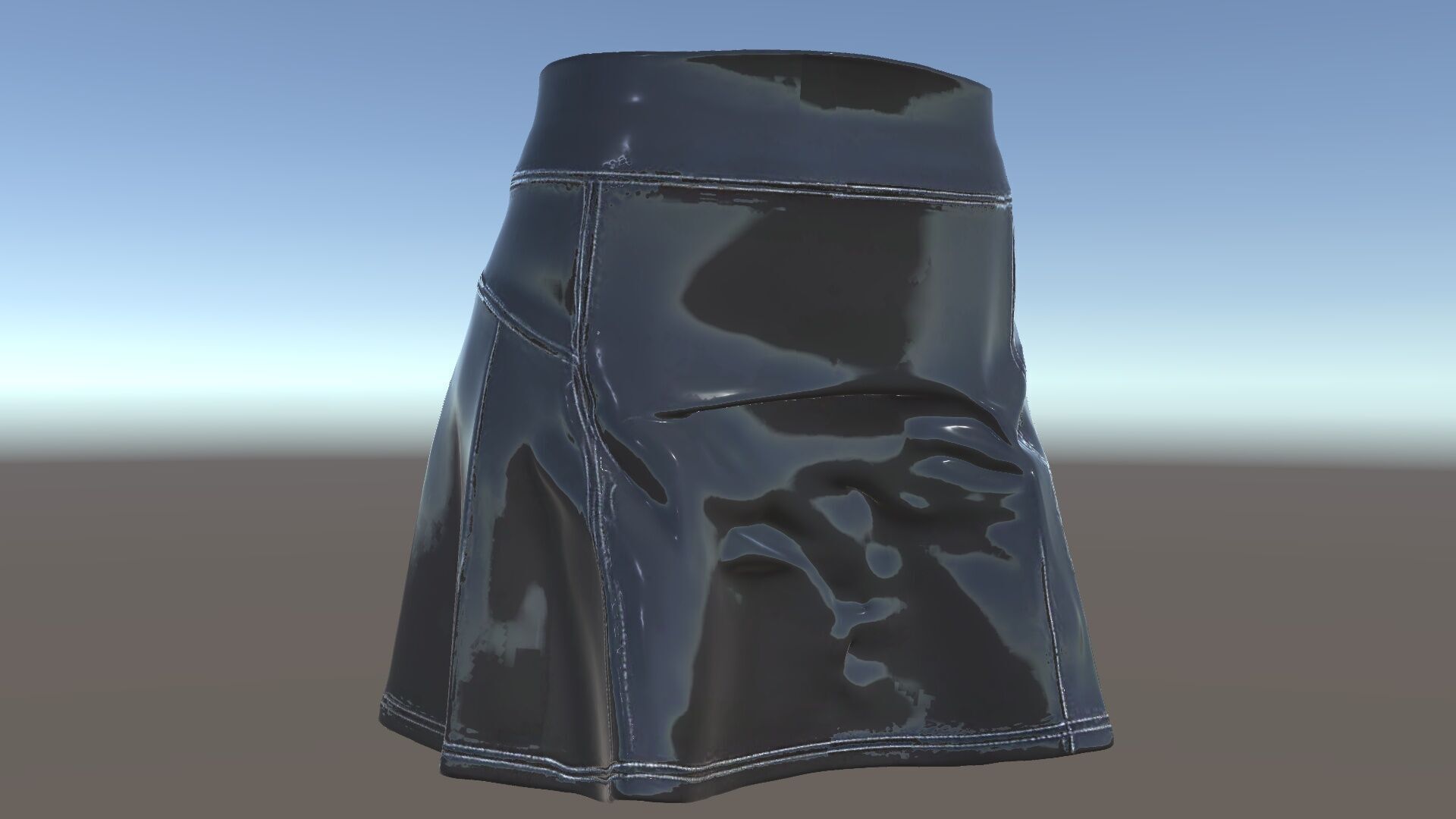 Elegant Skirt model pack for Fashion Visualization Low-poly 3D model_5