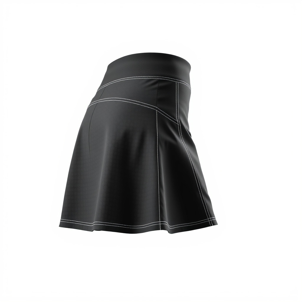 Elegant Skirt model pack for Fashion Visualization Low-poly 3D model_2