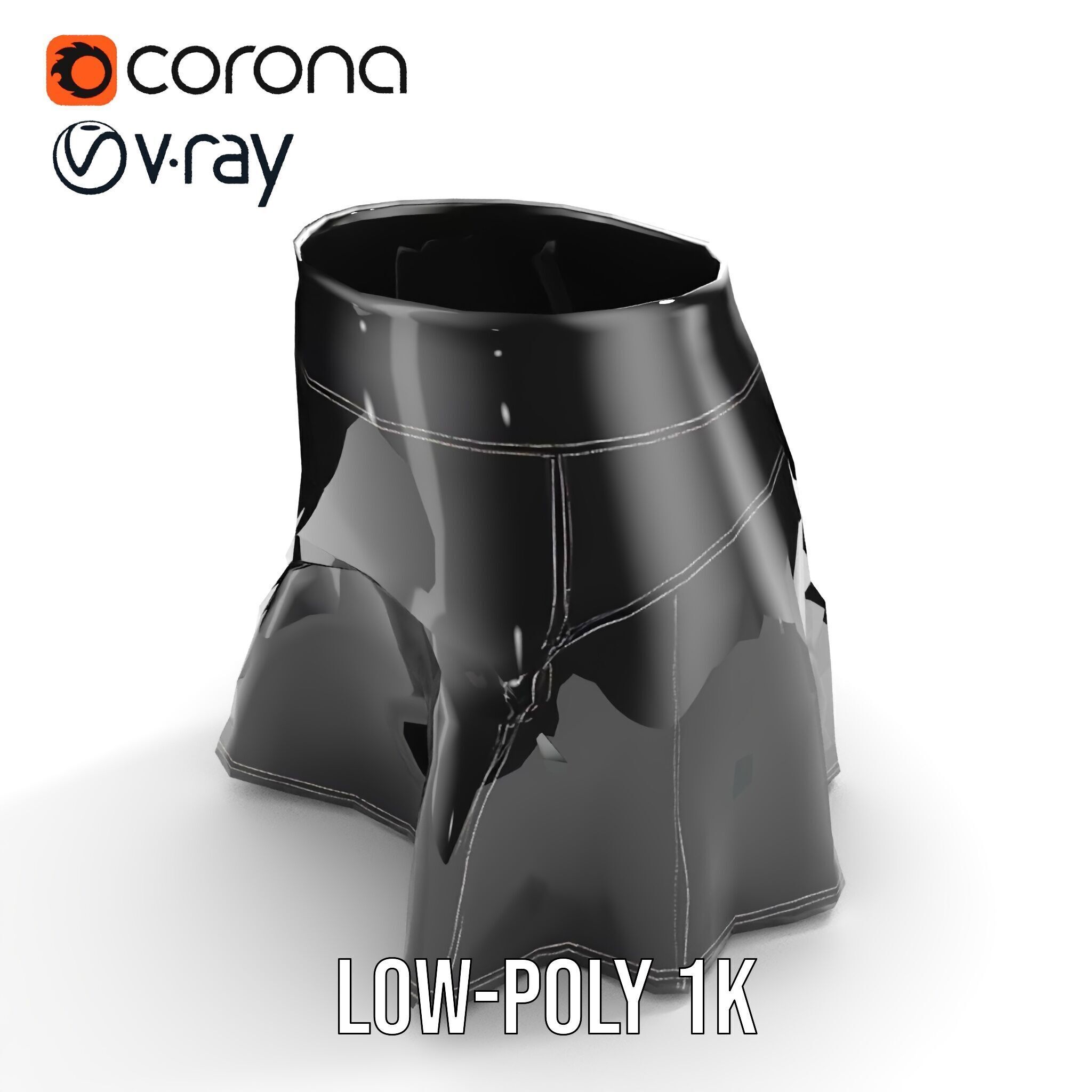 Elegant Skirt model pack for Fashion Visualization Low-poly 3D model_20