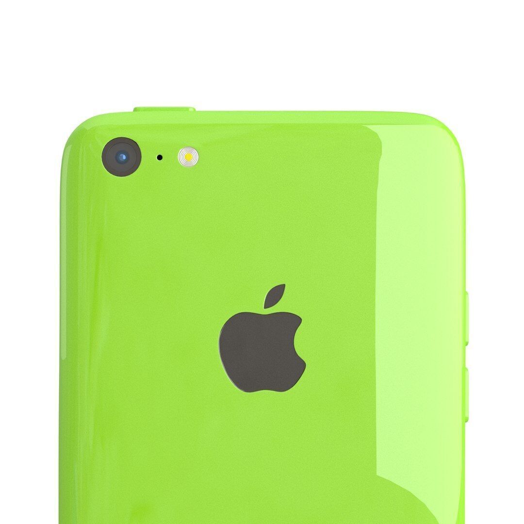 Apple iPhone 5c green 3D model_4