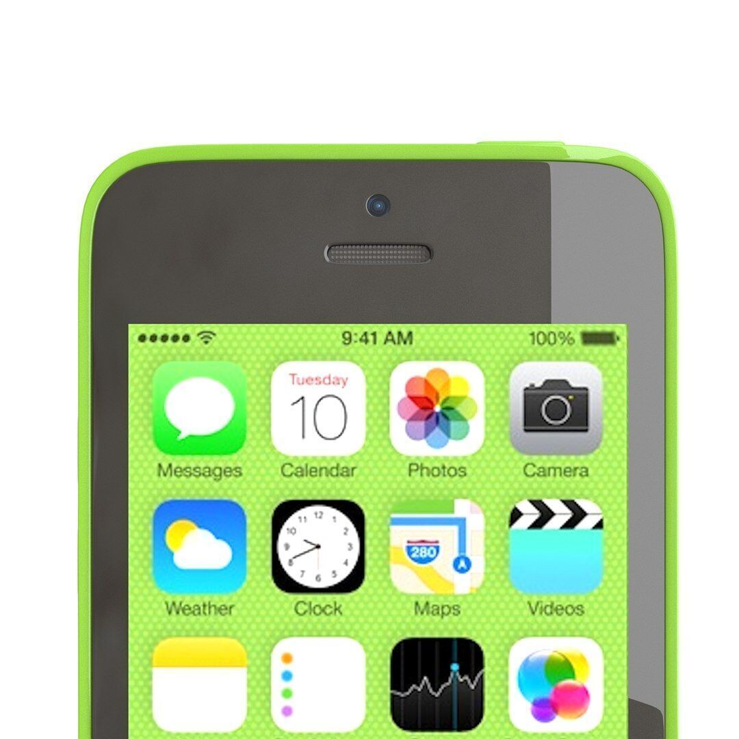 Apple iPhone 5c green 3D model_3