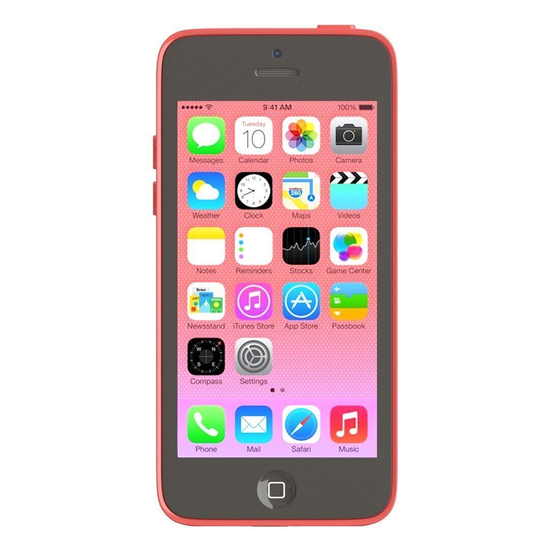 Apple iPhone 5c pink 3D model_2