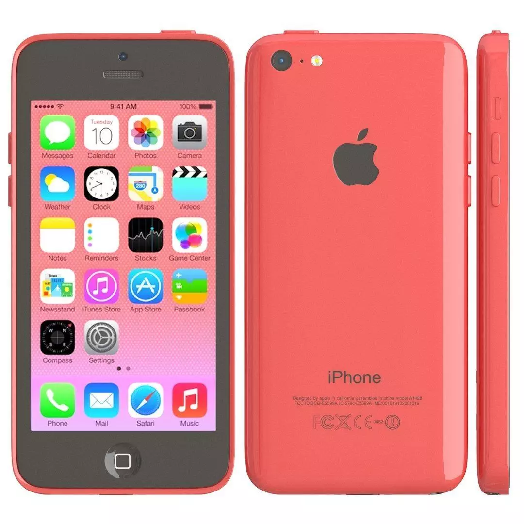 Apple iPhone 5c pink 3D model_0