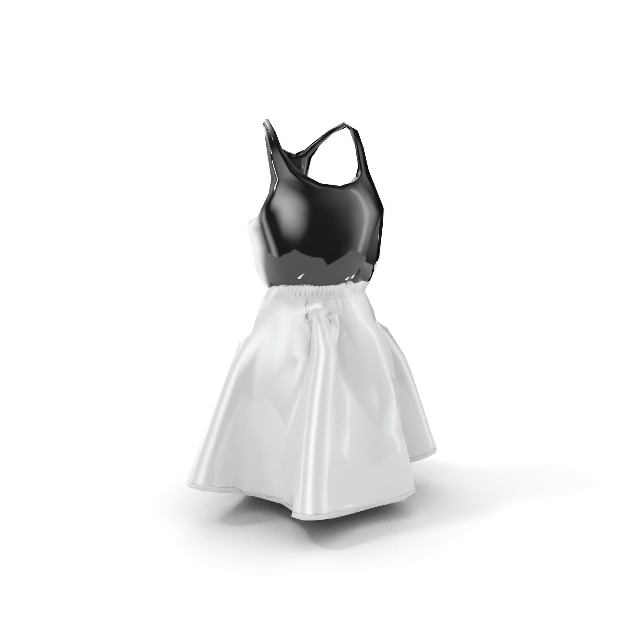 Casual Dress Model Pack for Realistic Animation and Rendering Low-poly 3D model_18