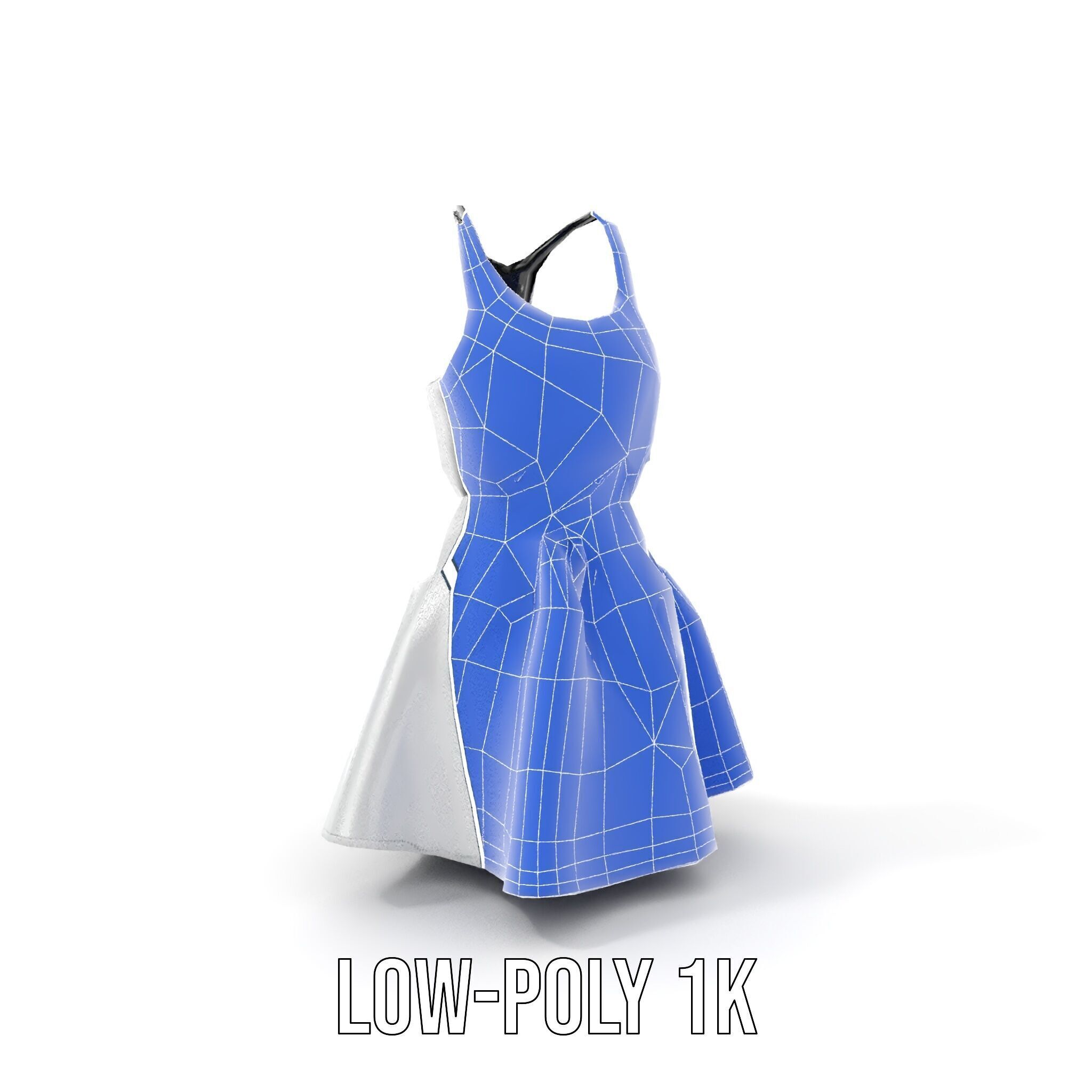 Casual Dress Model Pack for Realistic Animation and Rendering Low-poly 3D model_21