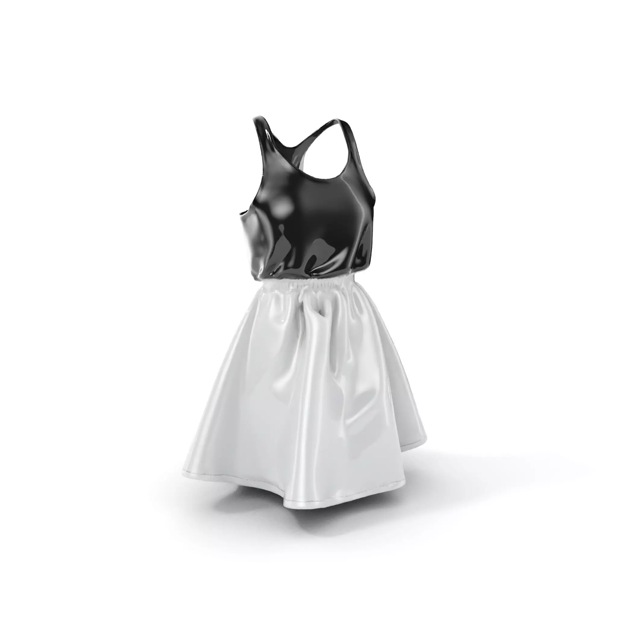 Casual Dress Model Pack for Realistic Animation and Rendering Low-poly 3D model_0