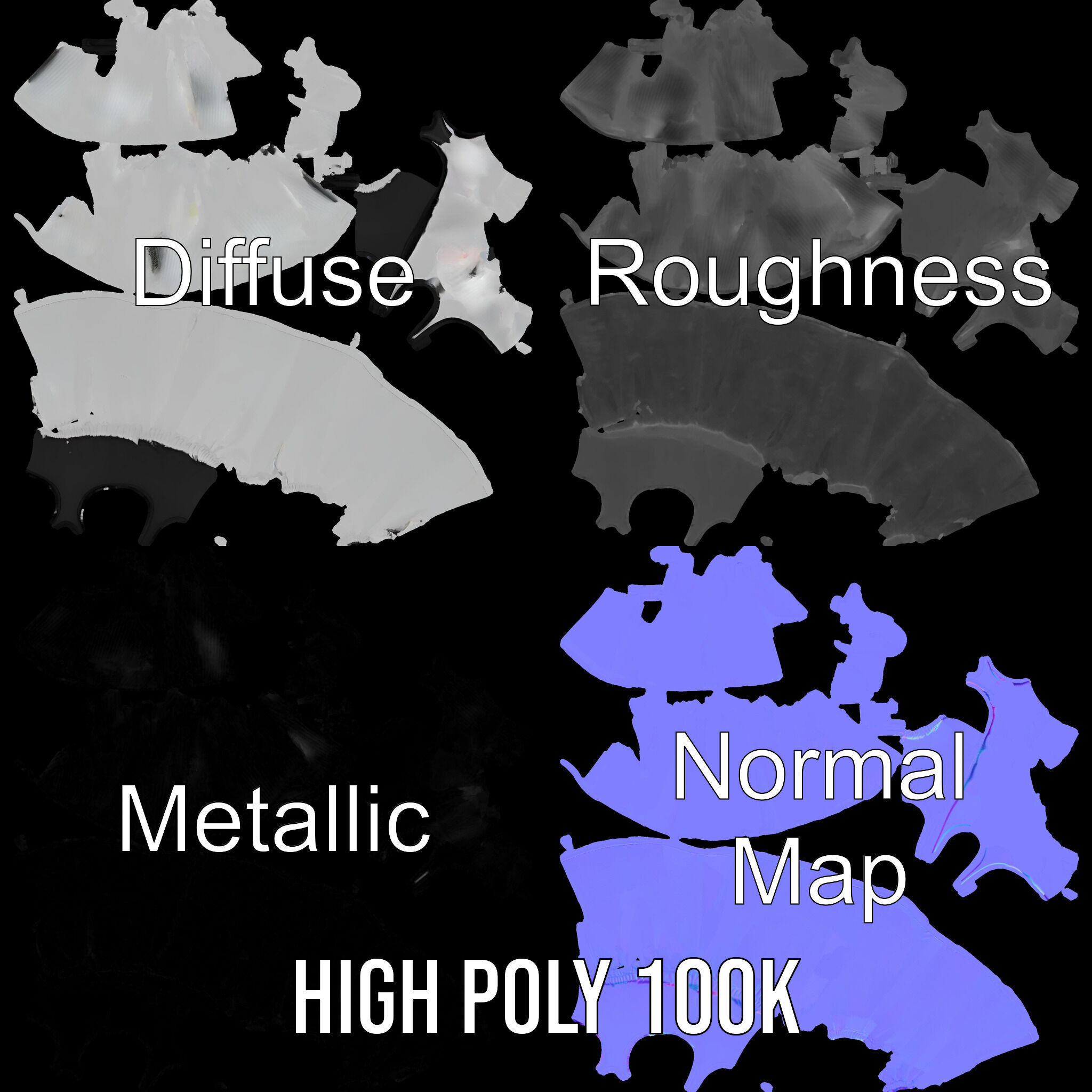 Casual Dress Model Pack for Realistic Animation and Rendering Low-poly 3D model_3