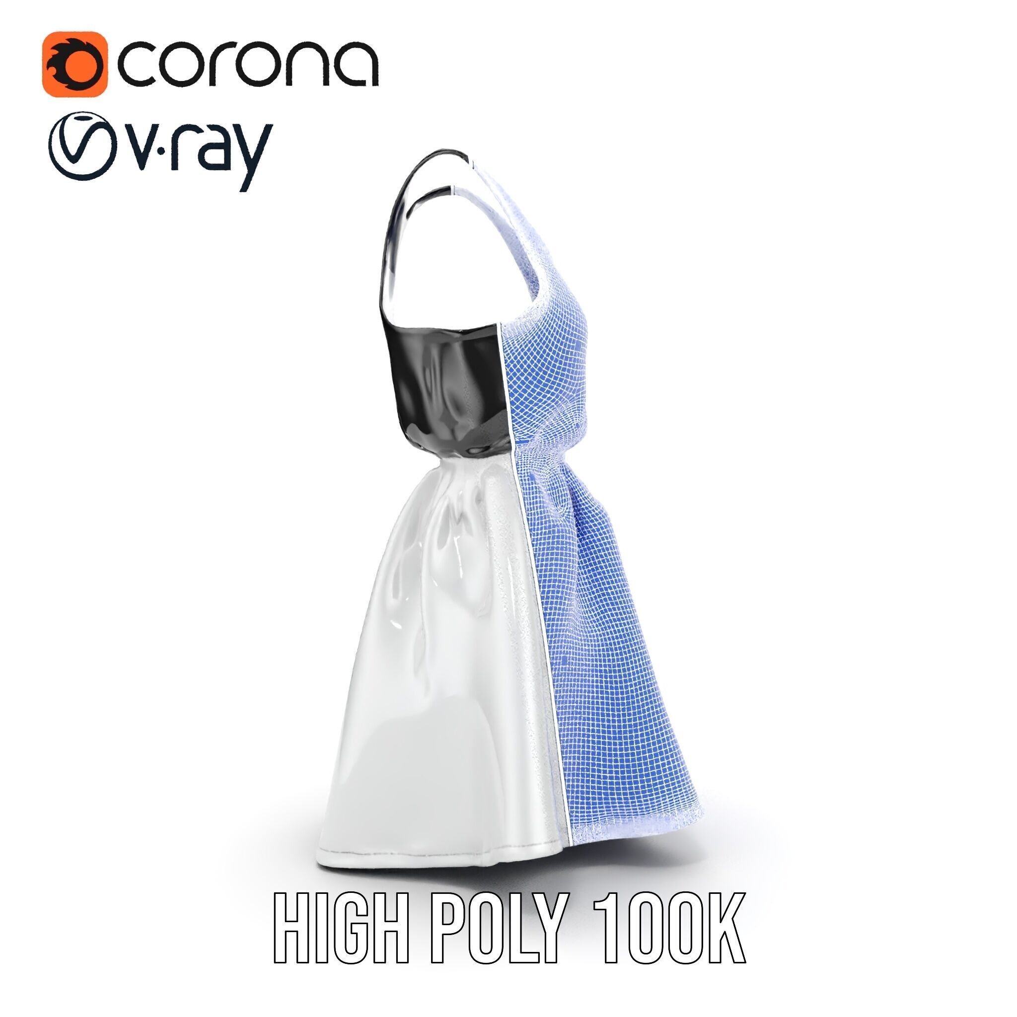 Casual Dress Model Pack for Realistic Animation and Rendering Low-poly 3D model_38