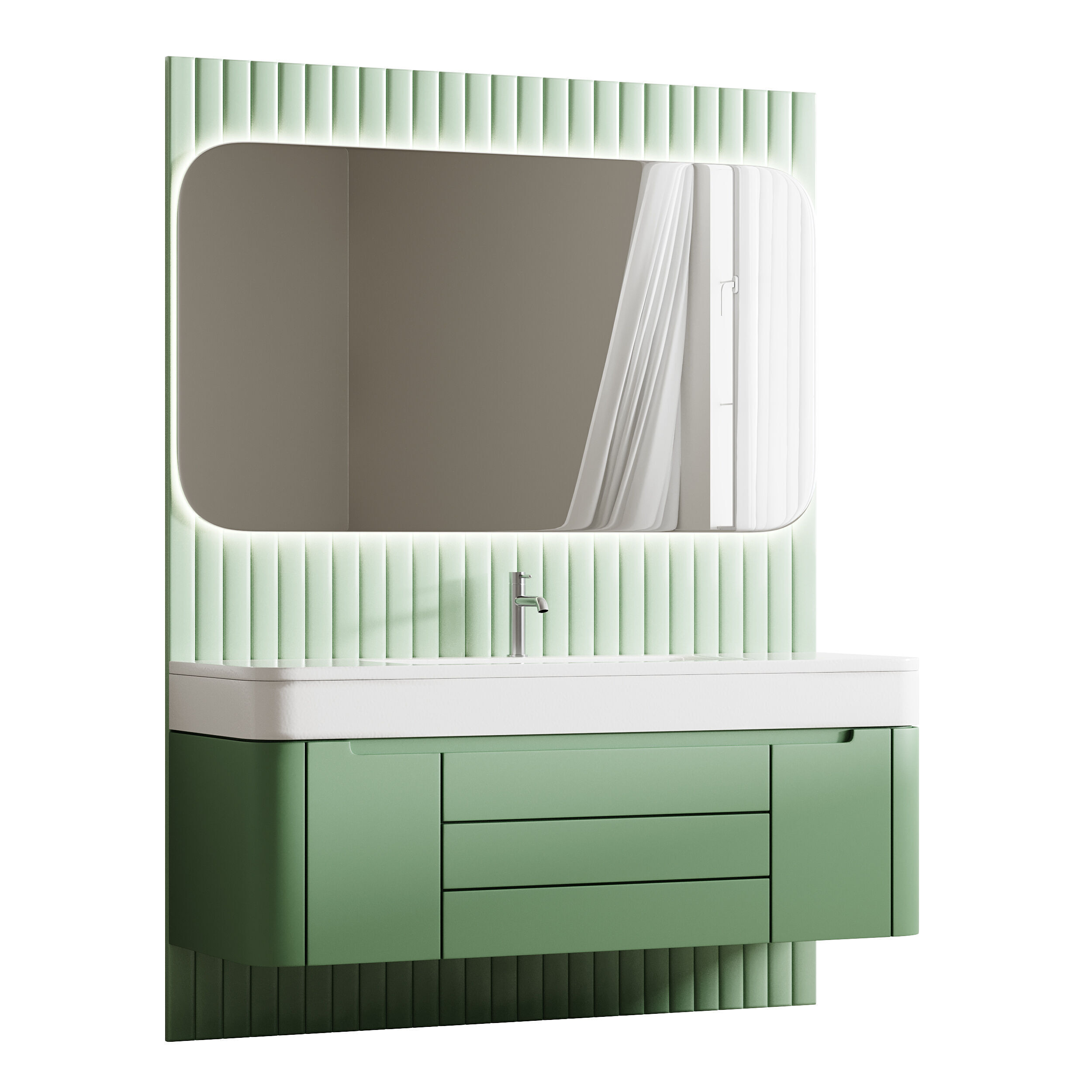 Bathroom furniture 1 3D model_4