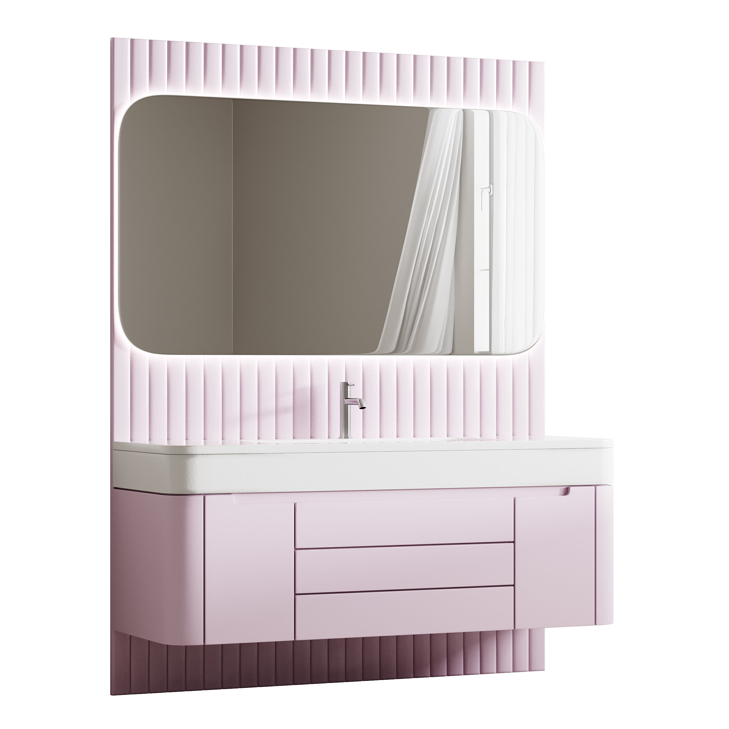 Bathroom furniture 1 3D model_2