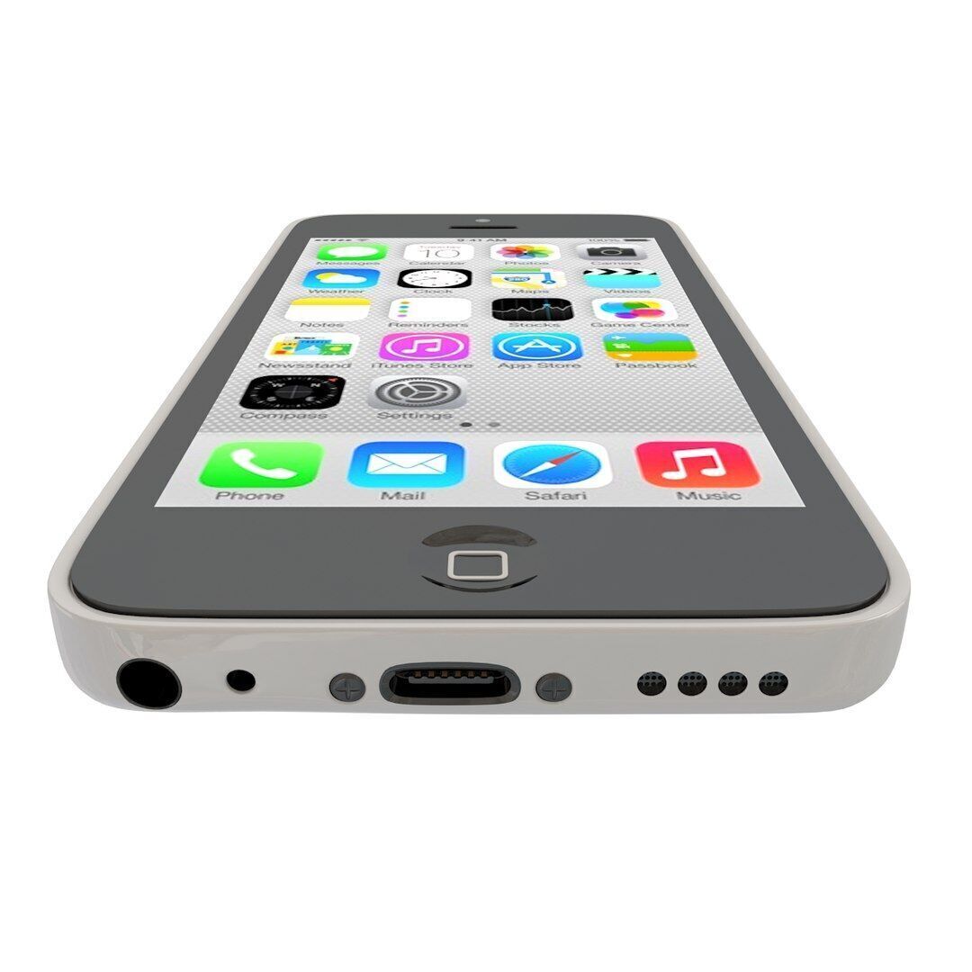 Apple iPhone 5c white 3D model_6