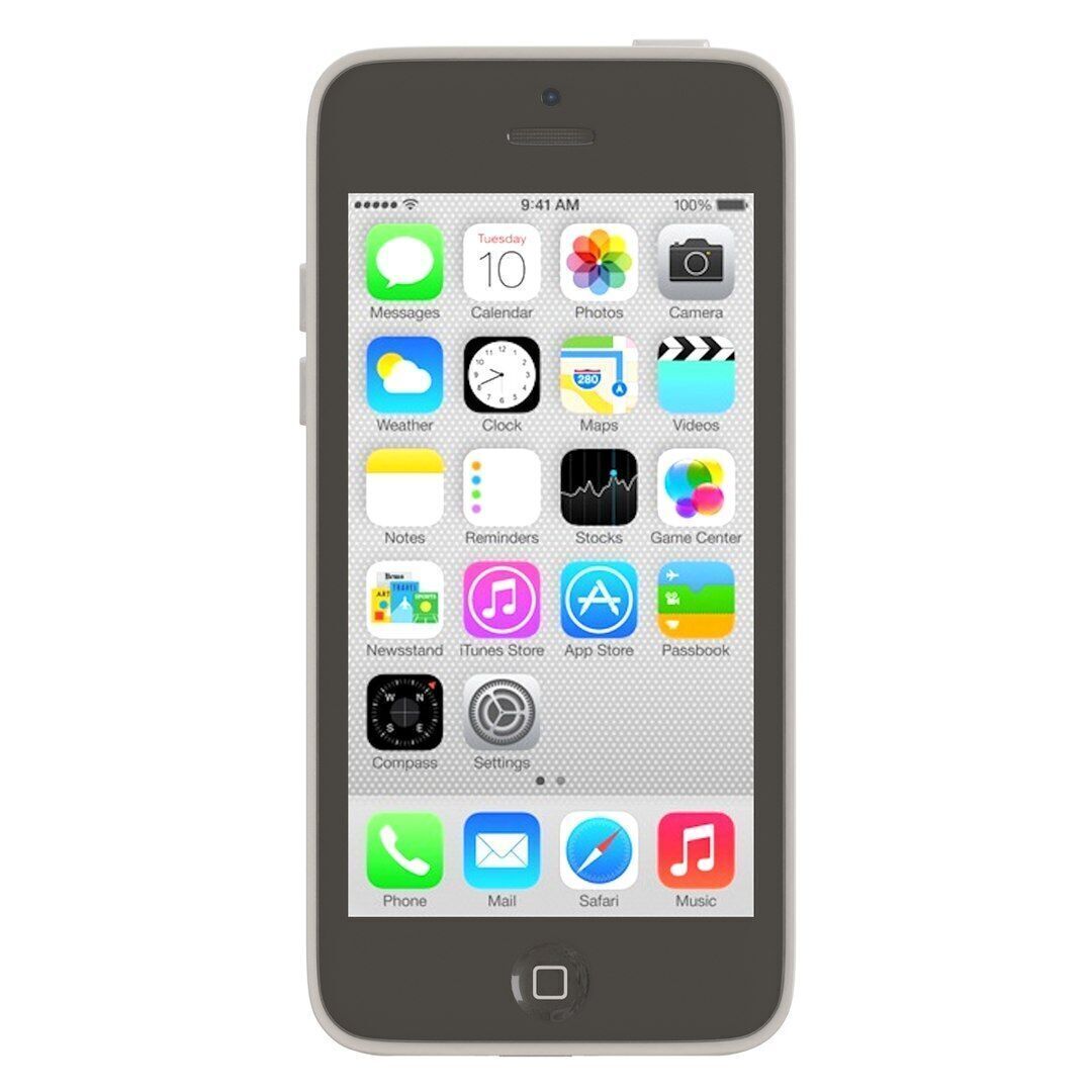 Apple iPhone 5c white 3D model_2