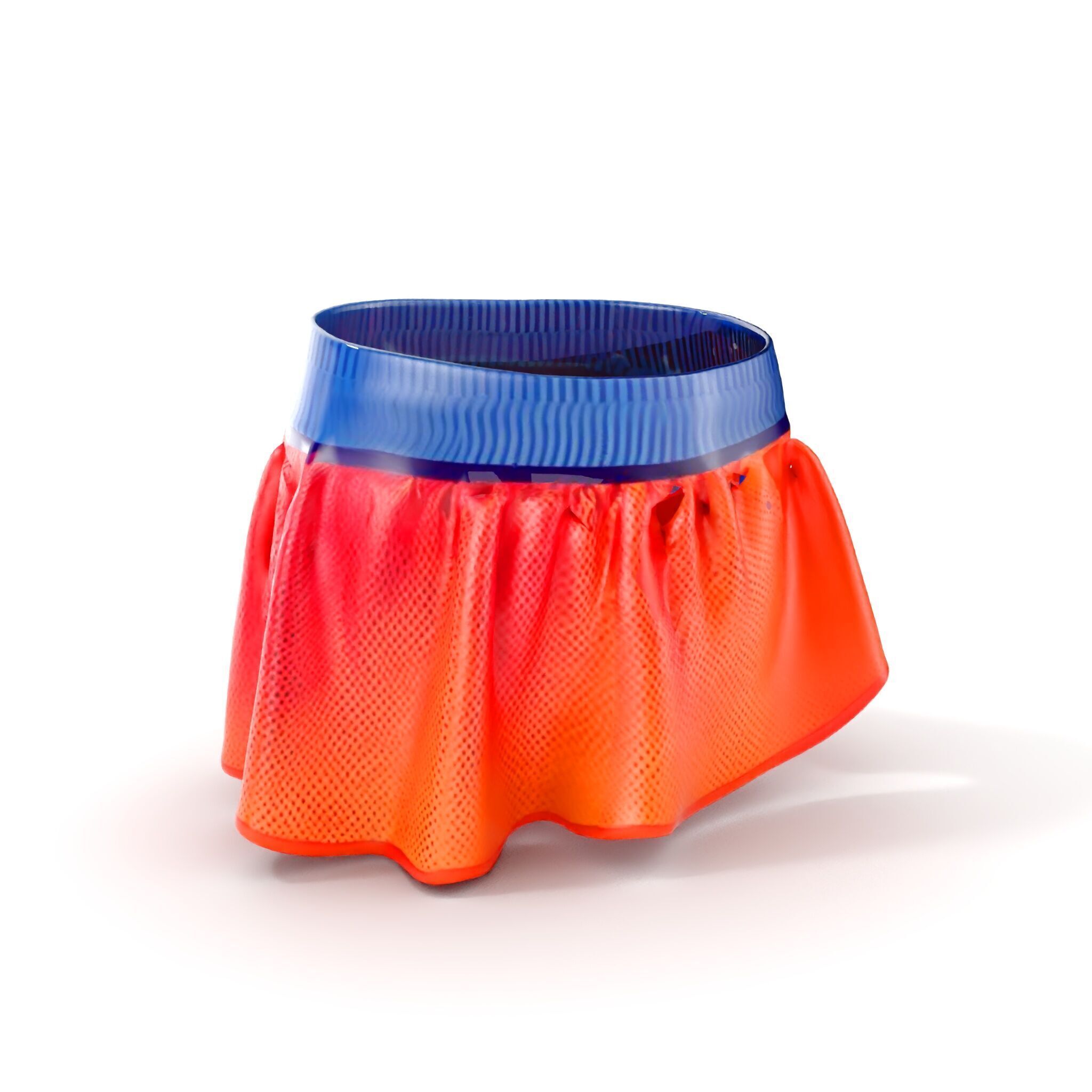 Sporty Mesh Skirt Model Pack Low-poly 3D model_9