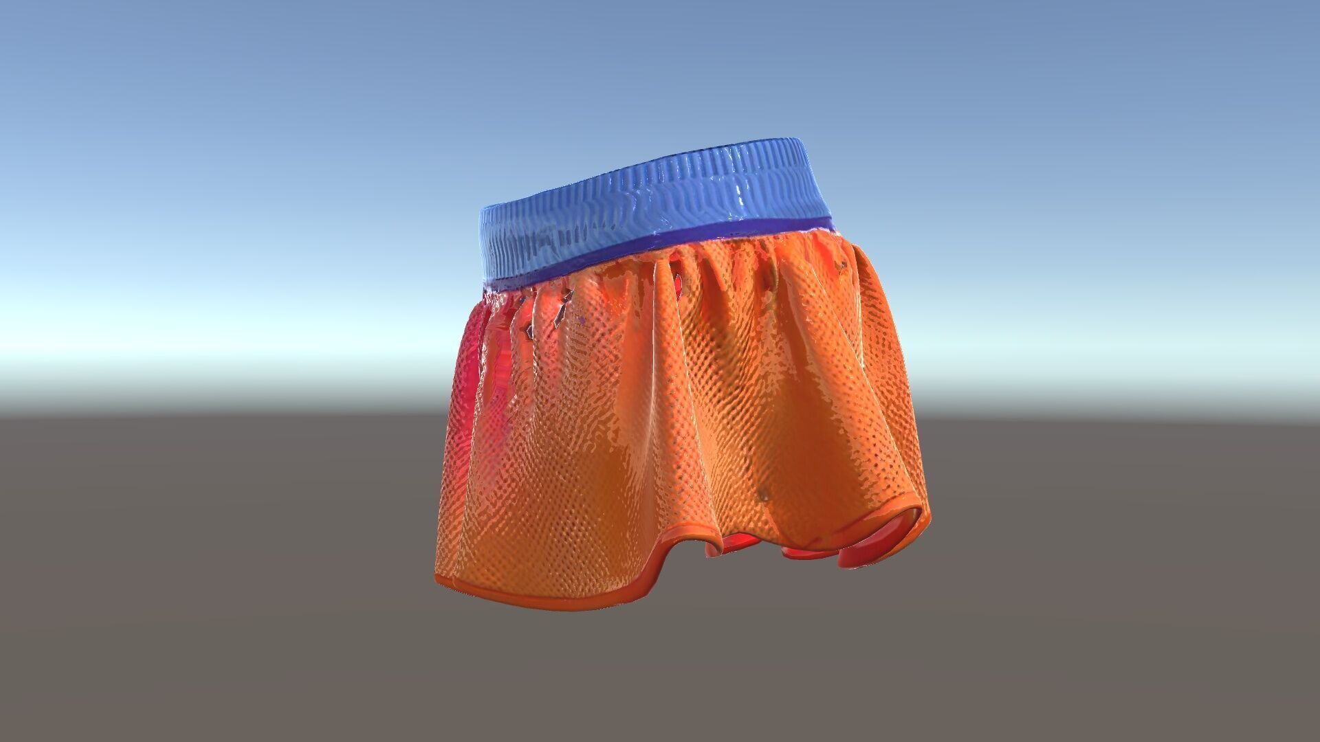 Sporty Mesh Skirt Model Pack Low-poly 3D model_34