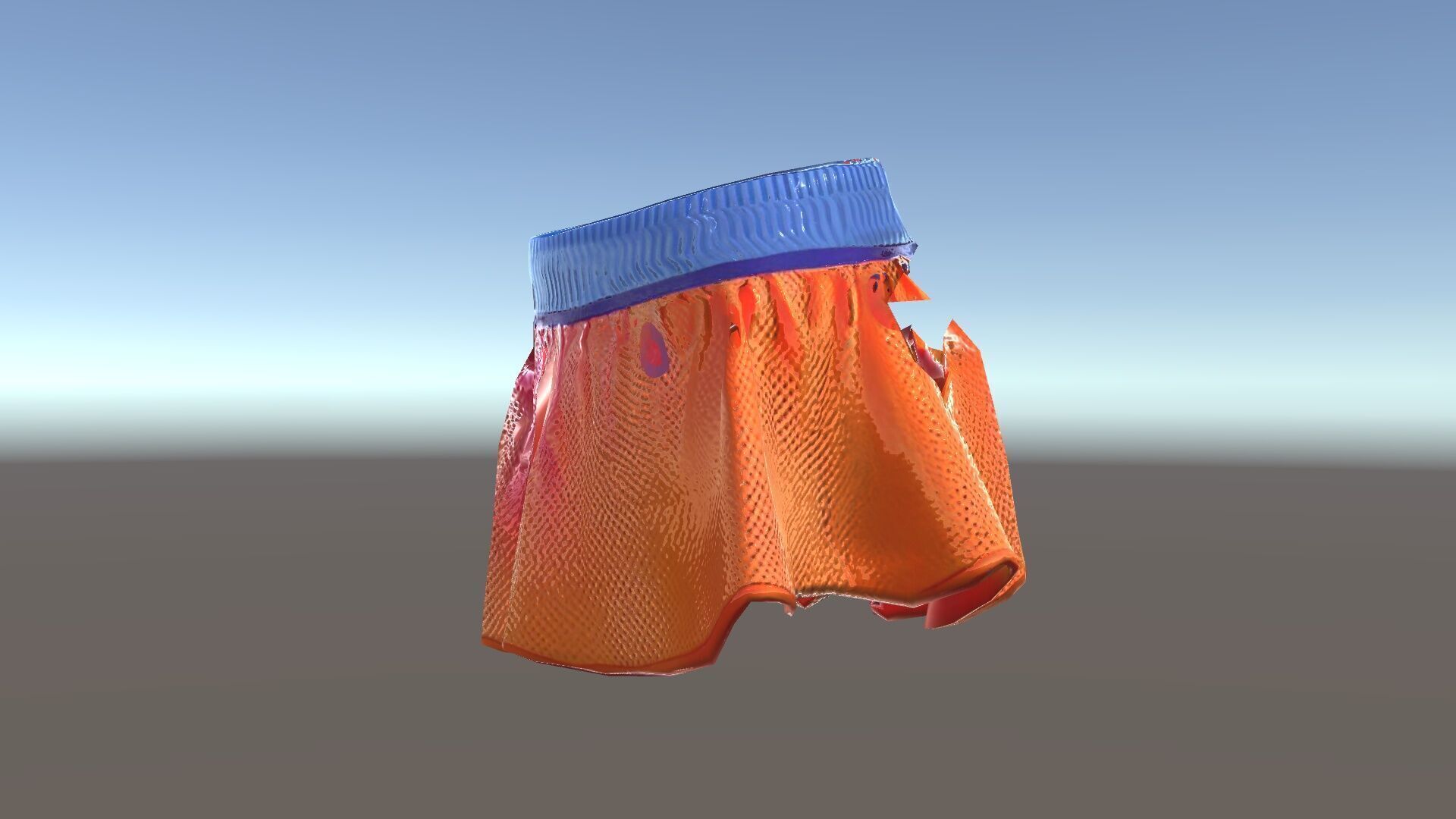 Sporty Mesh Skirt Model Pack Low-poly 3D model_35