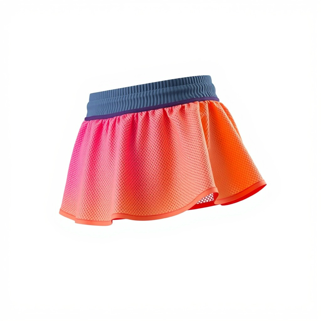 Sporty Mesh Skirt Model Pack Low-poly 3D model_2