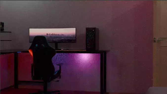 Gaming room 3D model